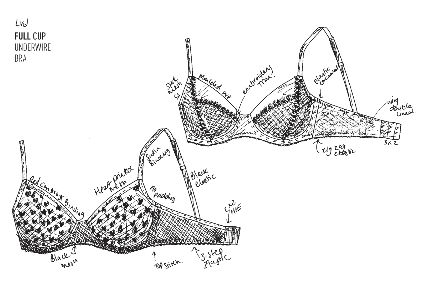 Bikini pattern top Minimalist - DIY Bikini Sewing - Bikini Design Club