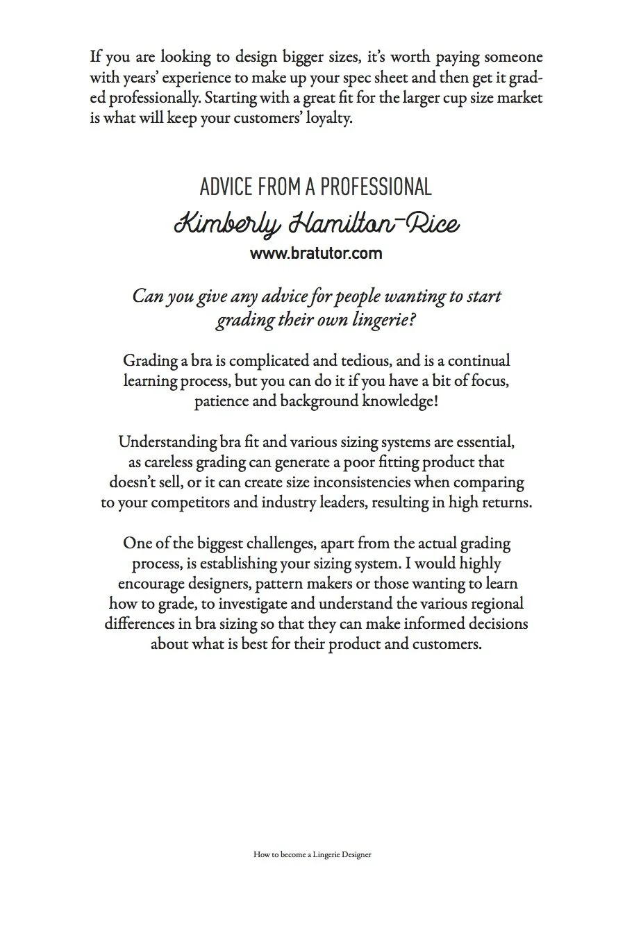 E-book: HOW TO BE A LINGERIE DESIGNER (and how to actually make and sell  your product) — Van Jonsson Design