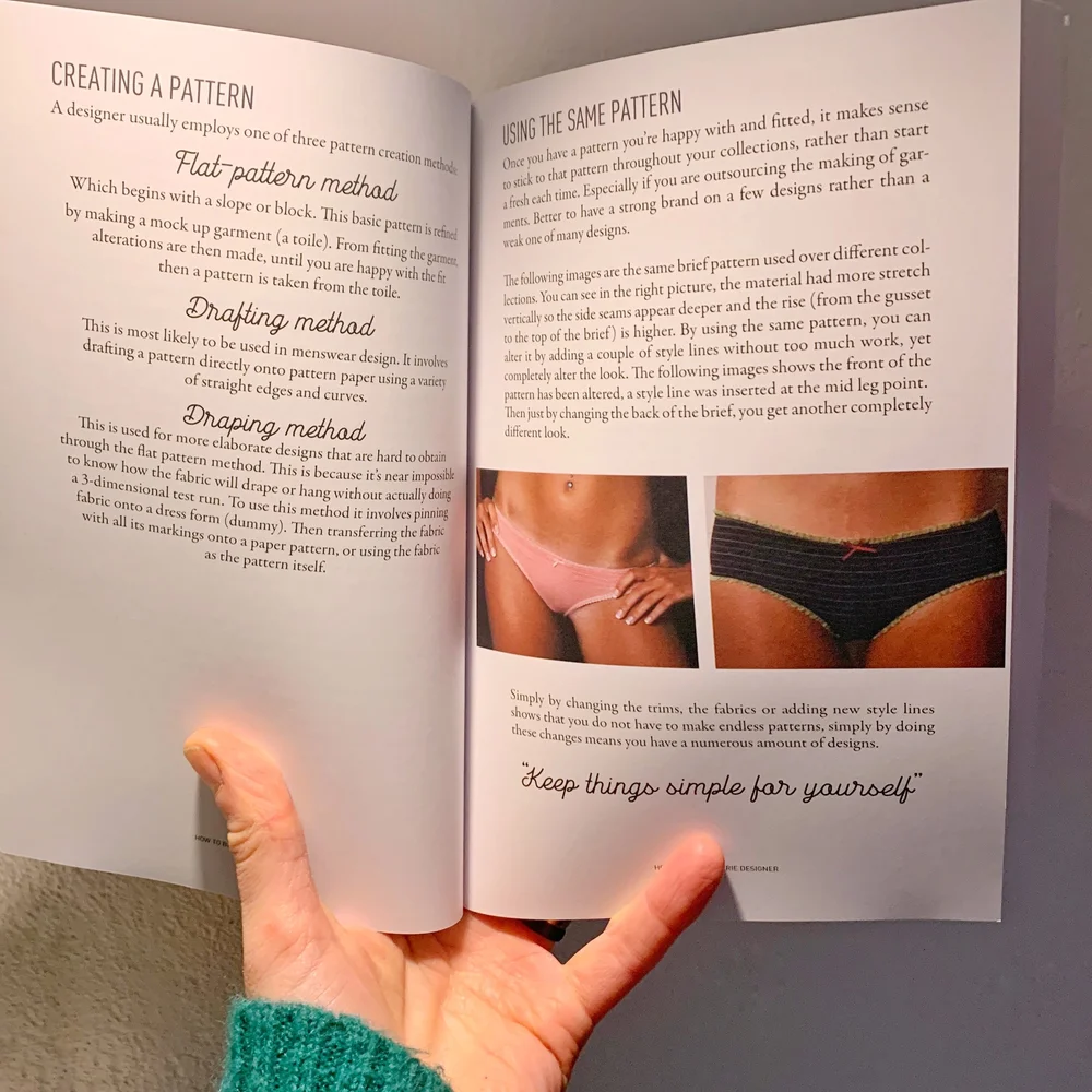 E-book: HOW TO BE A LINGERIE DESIGNER (and how to actually make and sell  your product) — Van Jonsson Design