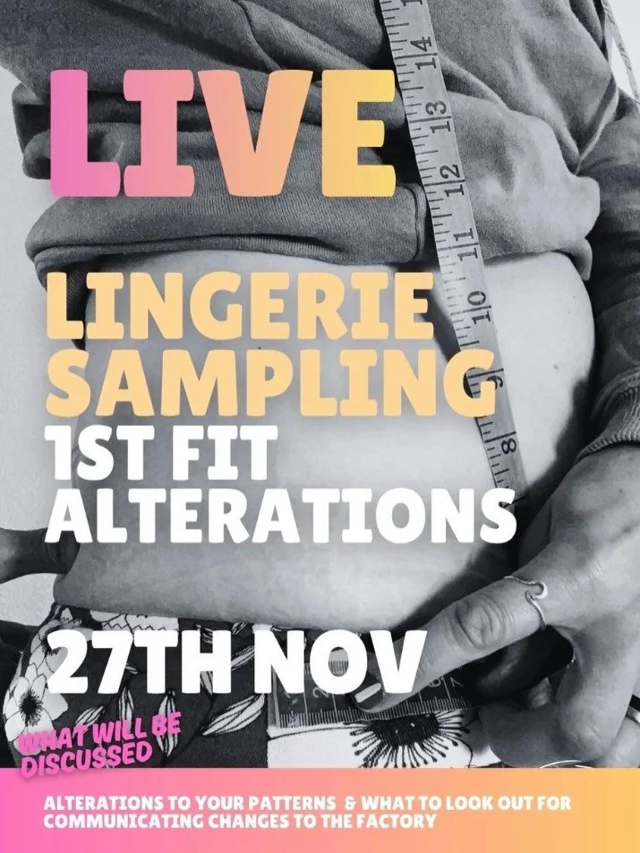 A better fit bra means better projection with support, if the bra flattens you and squashing you down when you put a tight fitting top on it&rsquo;s gonna look odd. 

In the bra sample fit master class I show you what to report back to the factory an