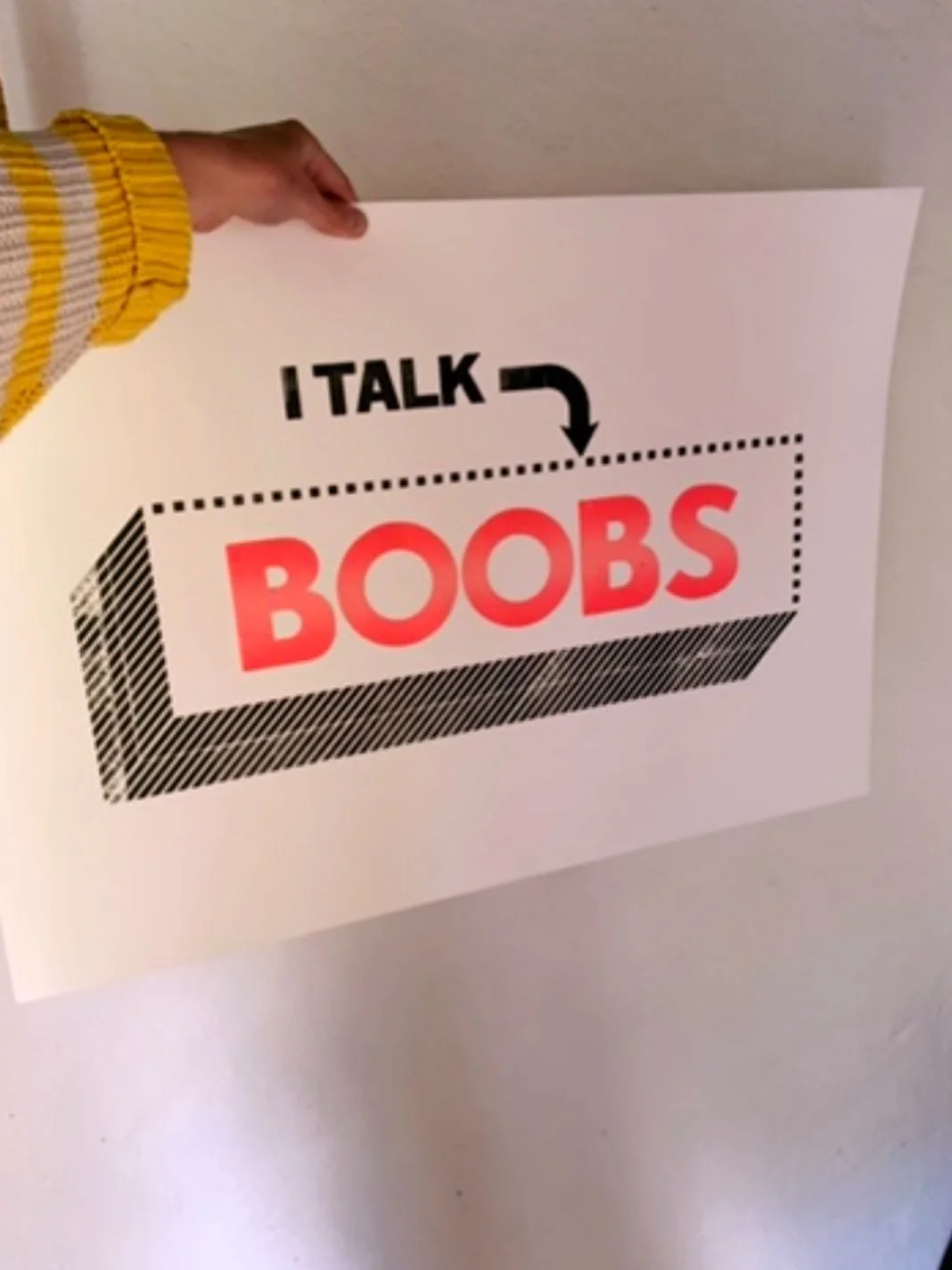 Somebody asked me what I did for a job the other day. 
Basically I talk boobs, 
About boobs, how to support boobs, best fit of the bra for boobs, what underwire shapes is best for your boobs, what fabric works well to cover your boobs. I draw picture