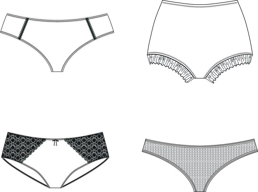 Must have detailed working drawings for your lingerie design — Van ...