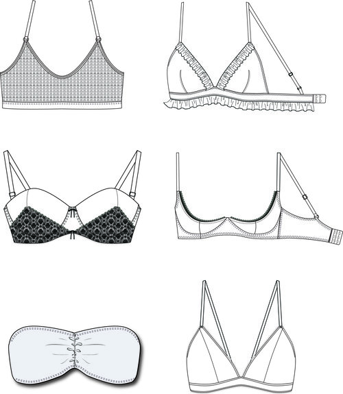 Must have detailed working drawings for your lingerie design — Van ...