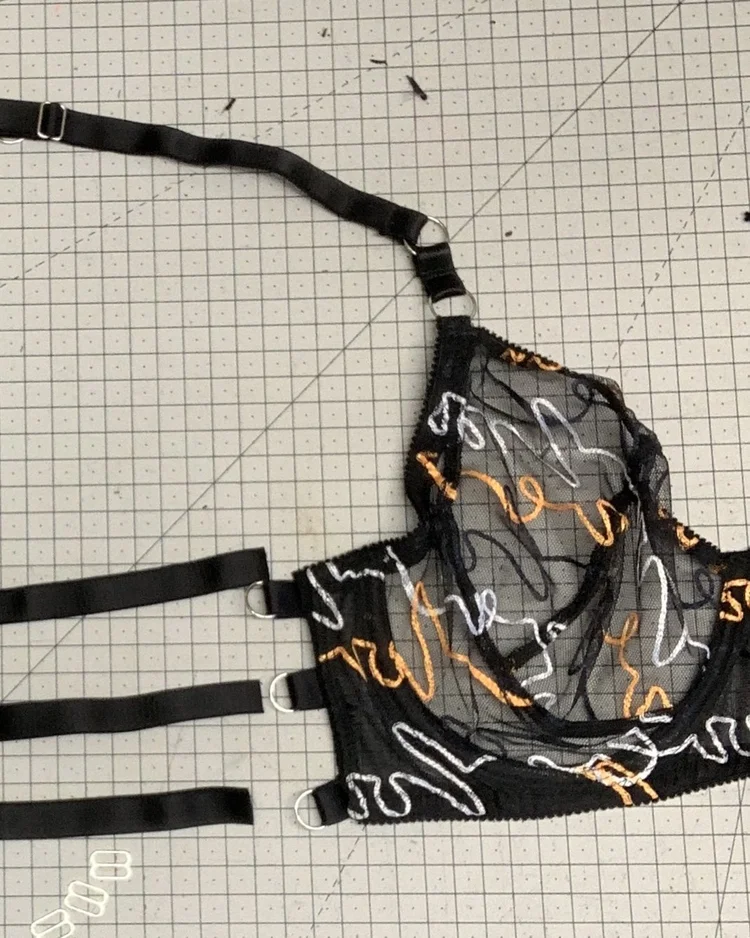 How to alter, lengthen or shorten an underband on an already made bra