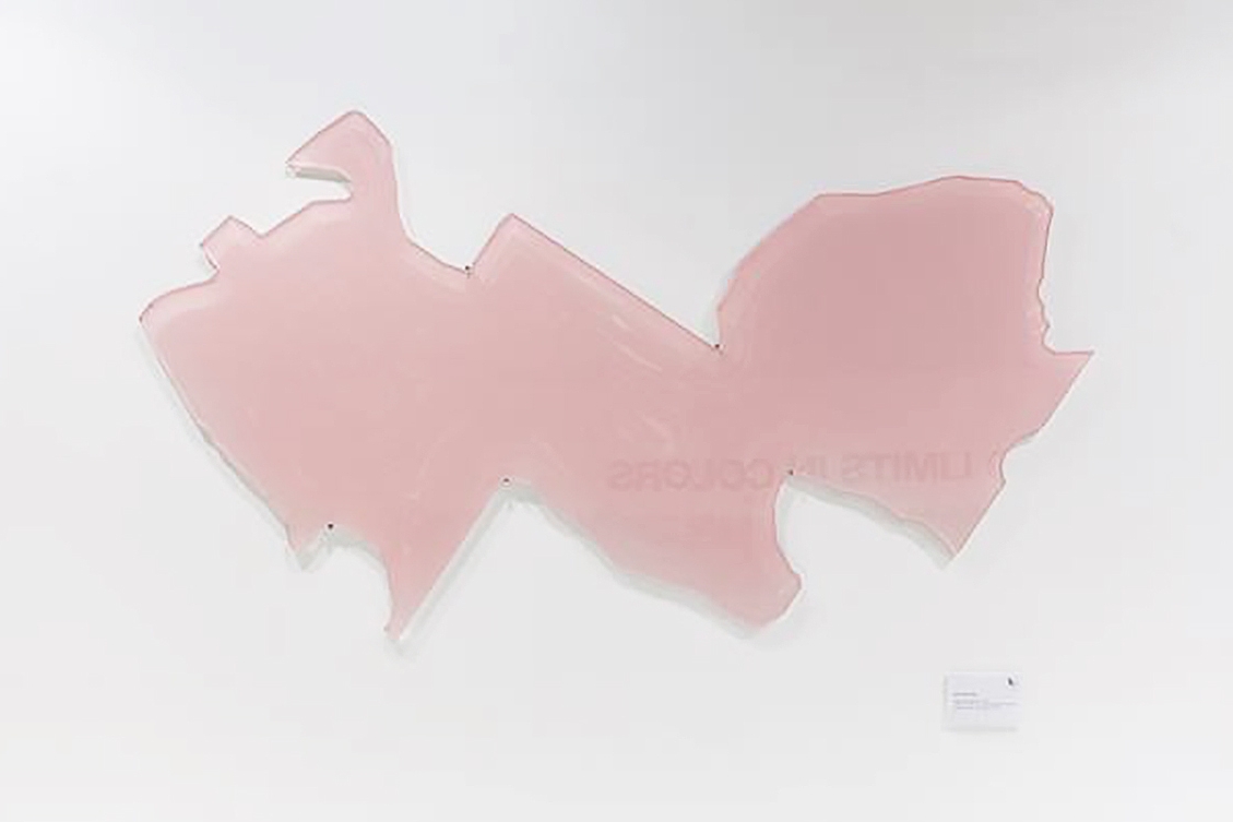 Untitled. Mapping the Body. Acrylic plastic, household paint 120 x 60 x 0.9 cm 2016 1 + 1 AP 'Art in Interiors' Art Festival BoConcept Moscow, Russia Images: Fedor Toshchev
