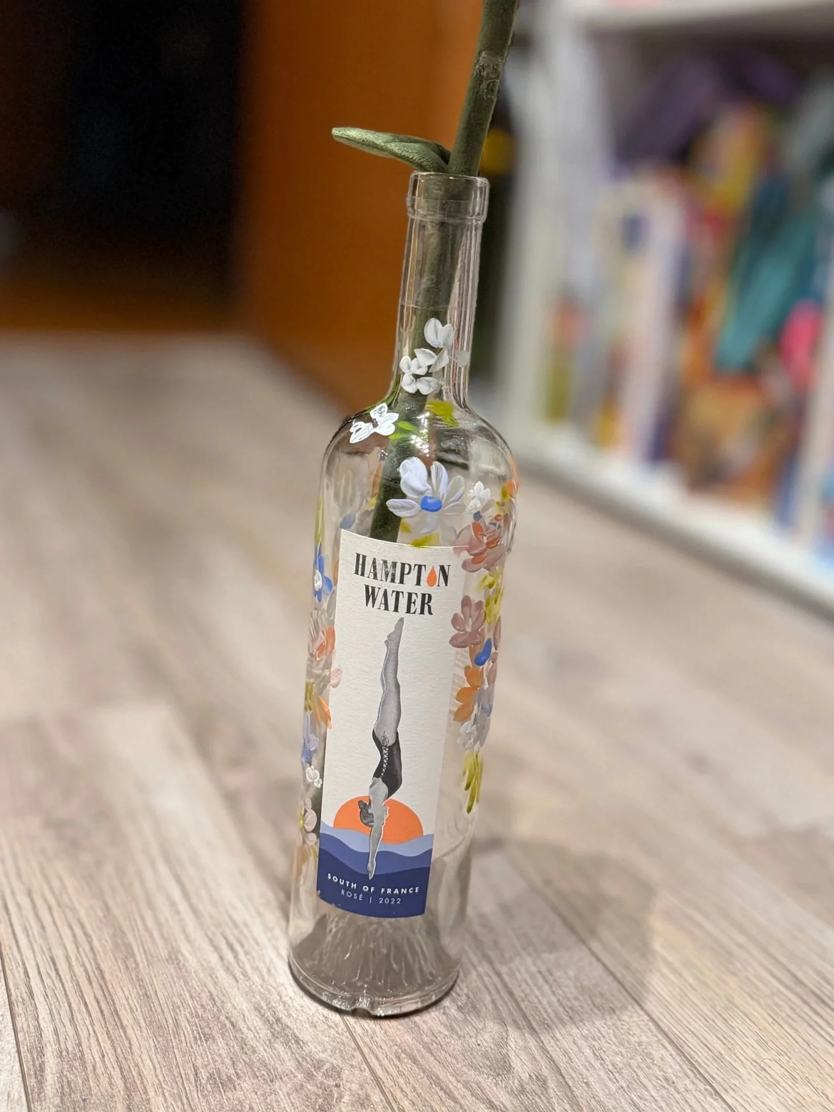 Hampton water wine bottle customaization