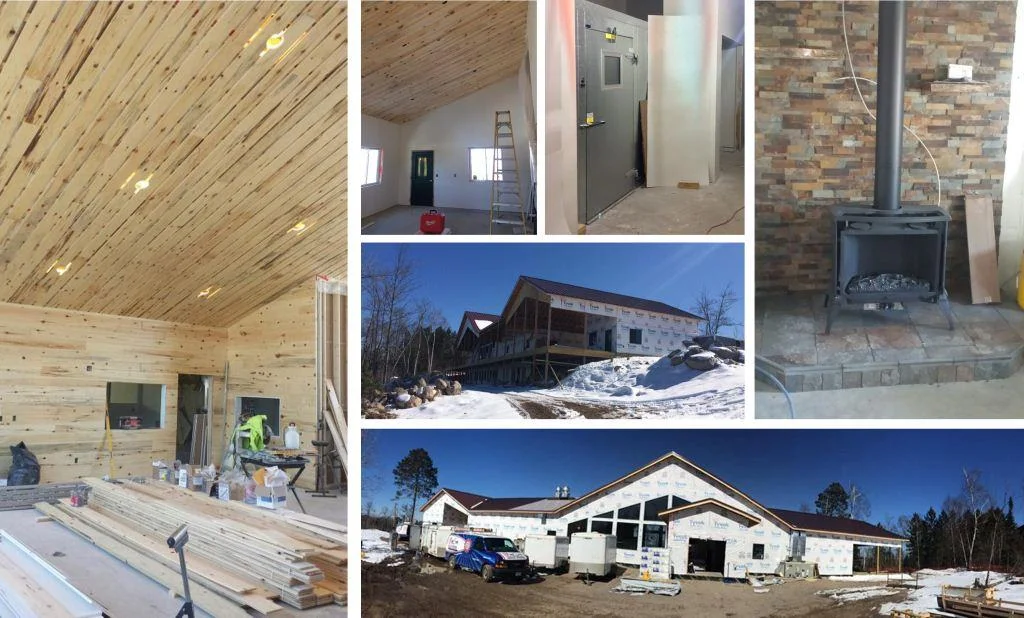 Click the collage to view more photos of the Vermilion Dining Hall progress.