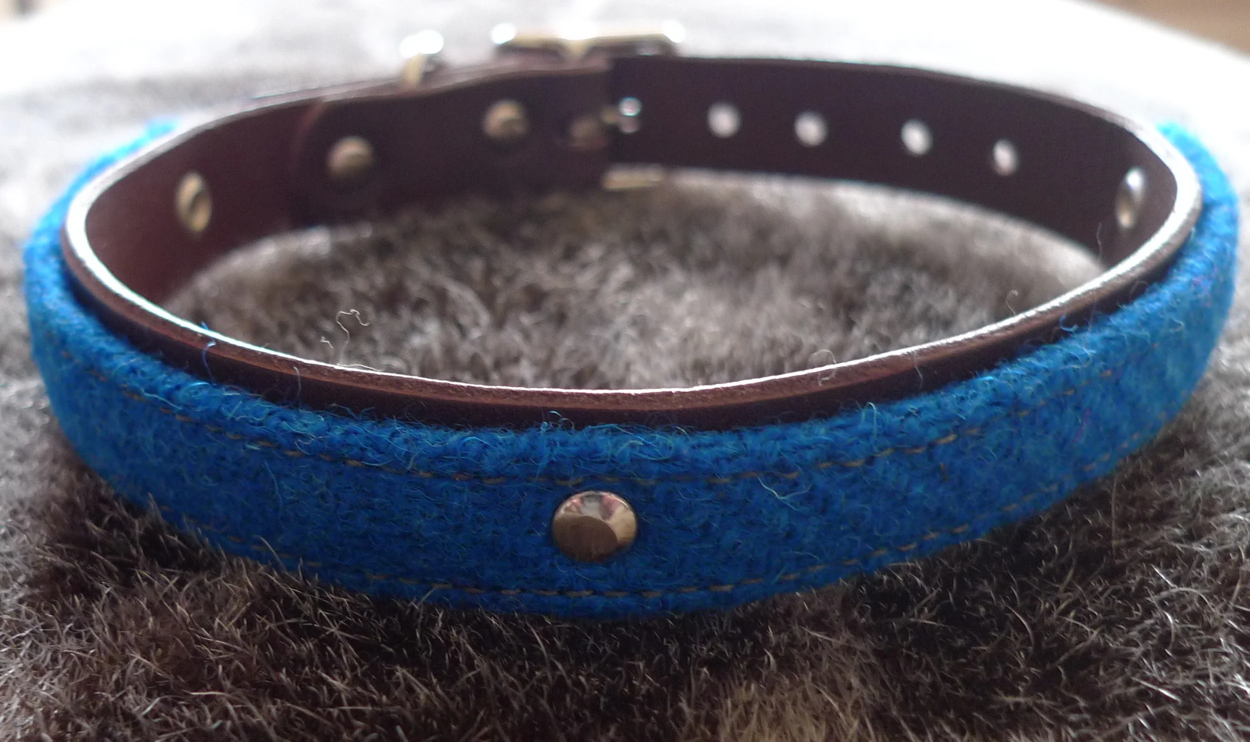 Cobalt Blue Harris Tweed