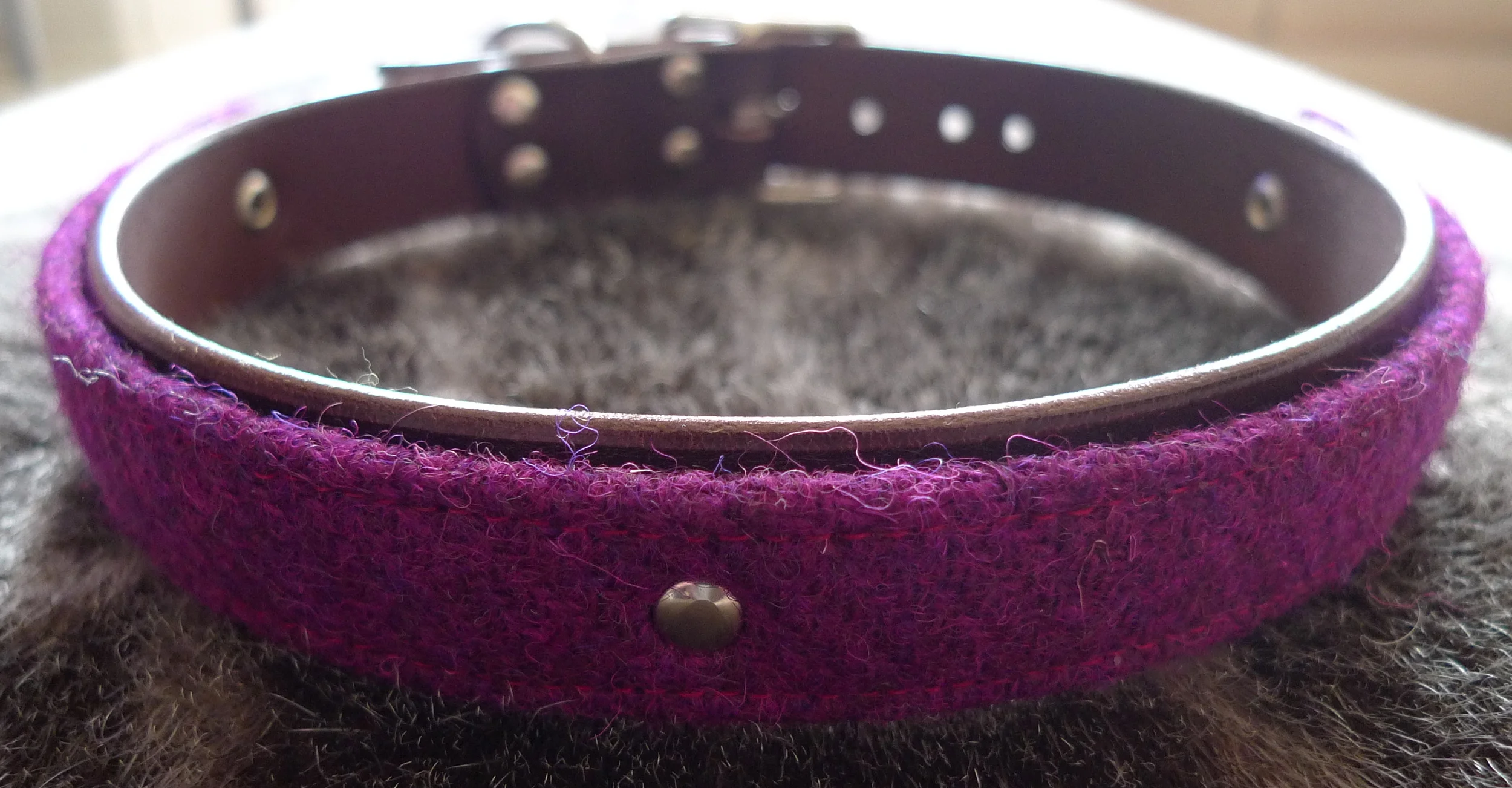 Rich Purple Harris Tweed