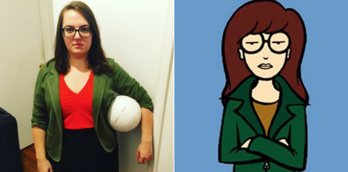 I went full Daria Morgendorffer for Halloween this year. Nah nah NAH nah nah.