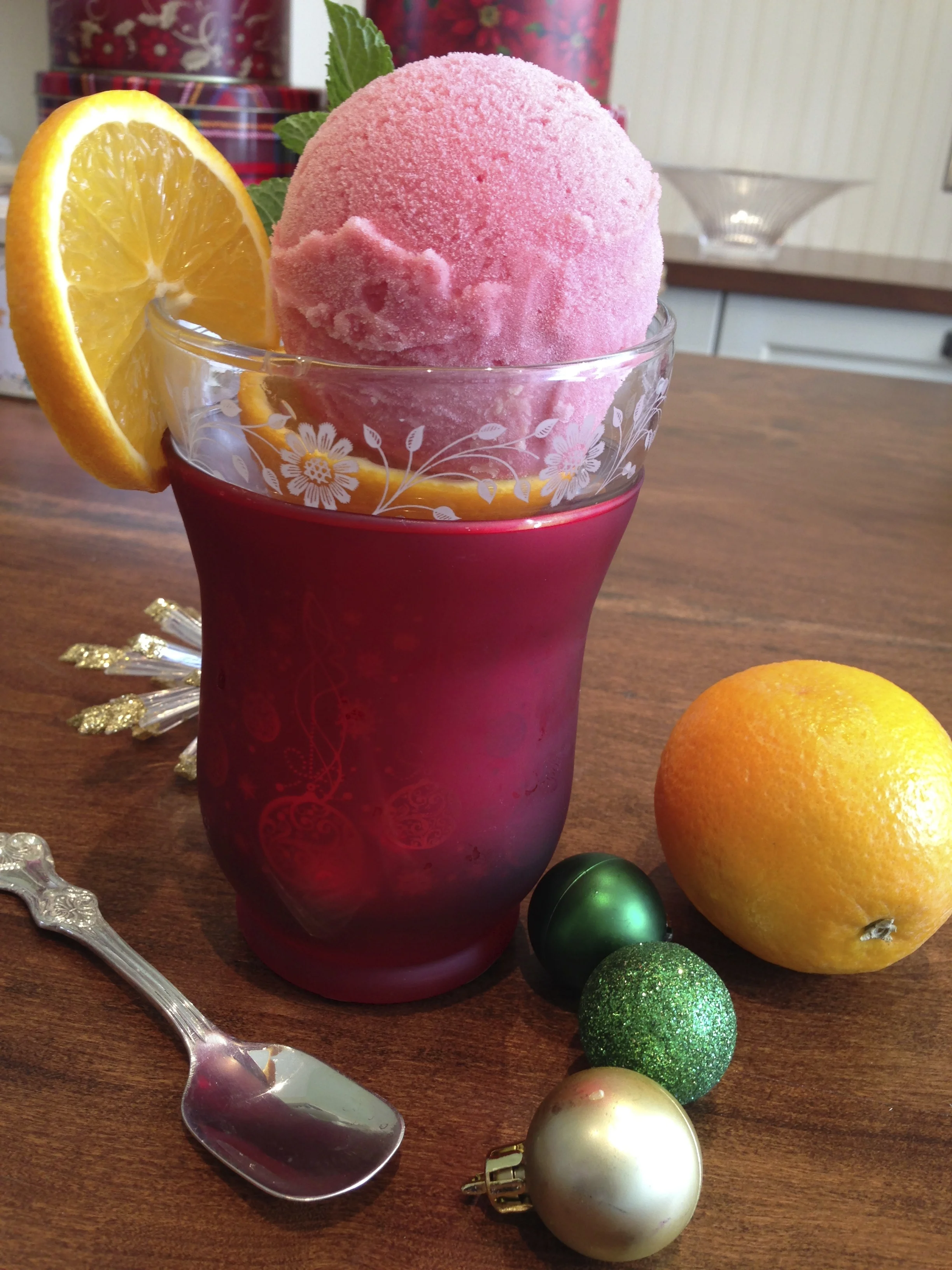 Fresh Handsqueezed Sicilian Blood Orange Sorbet