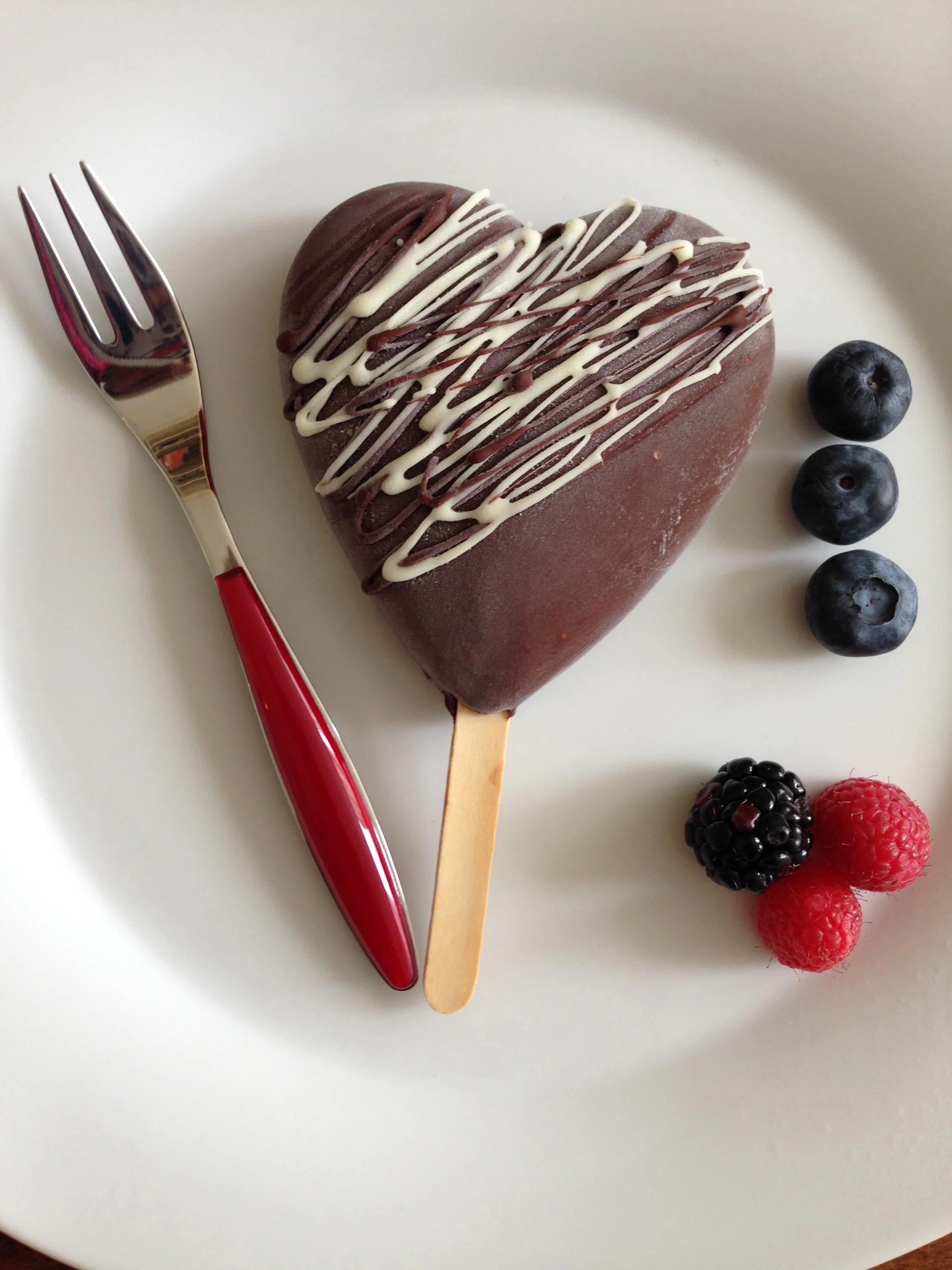 Domori Dark Chocolate Gelato on a stick Made to order