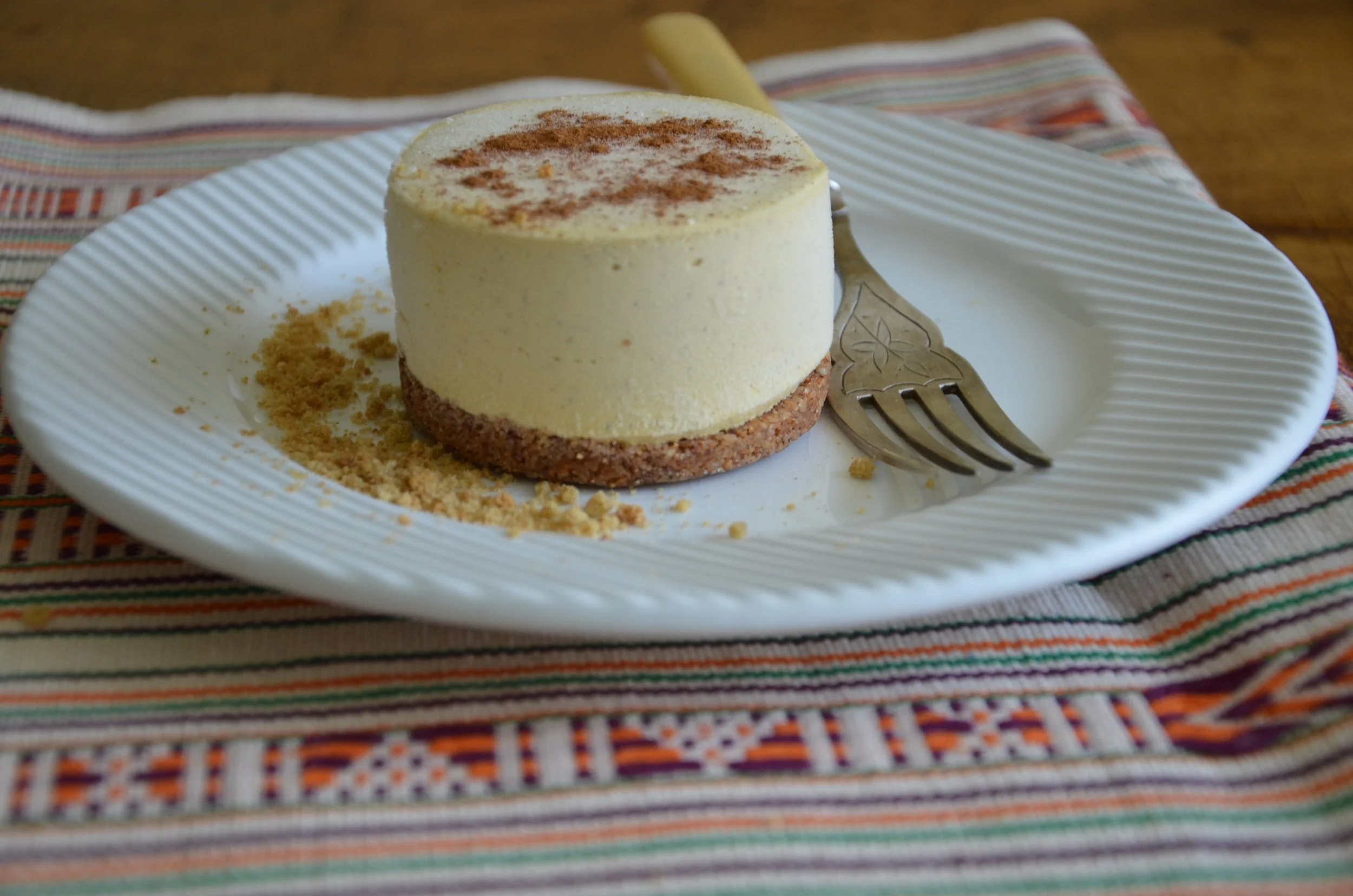 Mono Pumpkin Pie on a Pecan cookie crust