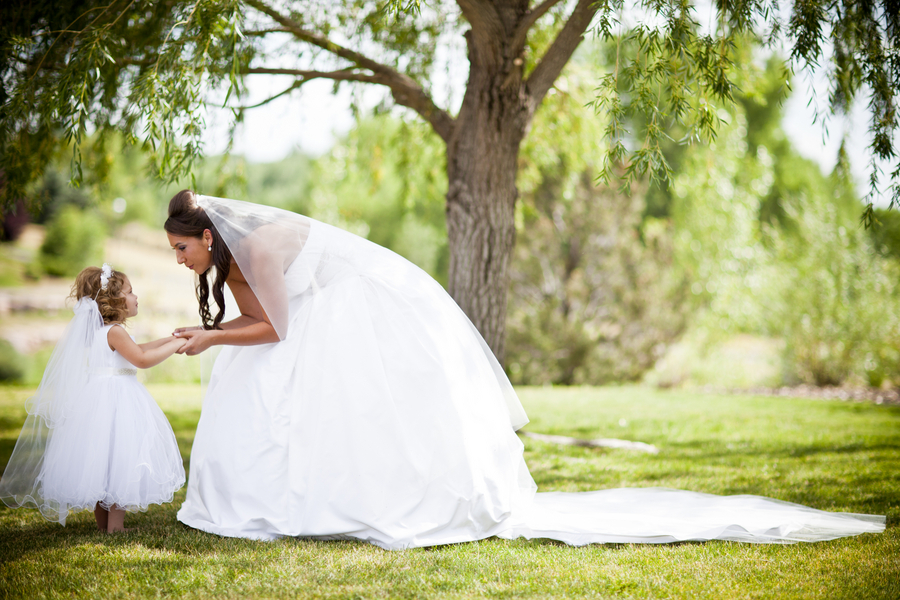 WEDDING GOWN: angel riveria  PHOTOGRAPHER:​ Sharon Arnoldi Photography - anna bé bridal boutique