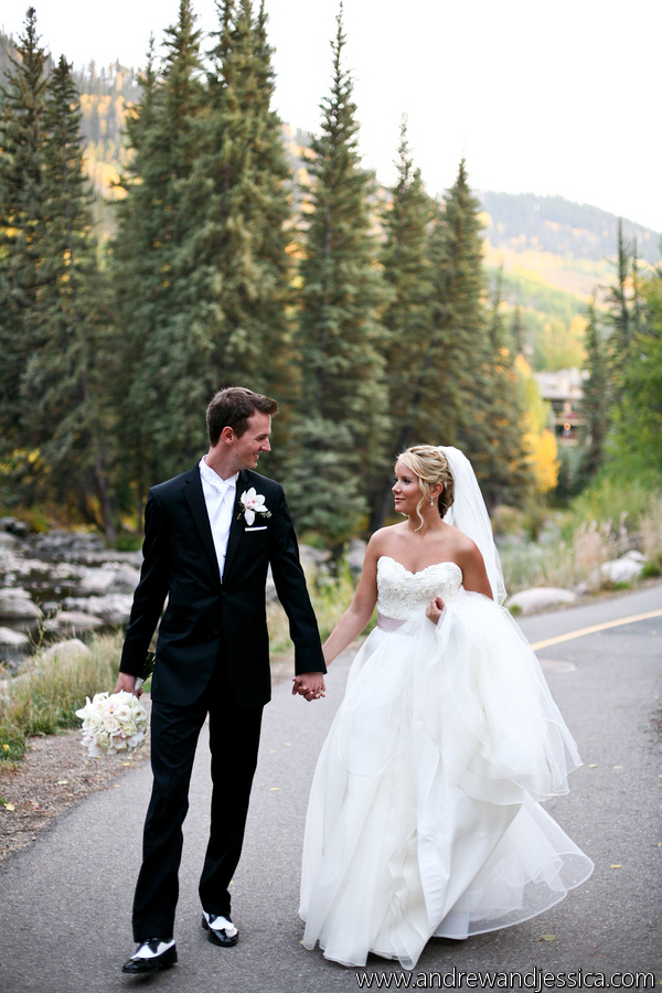 WEDDING GOWN: watters WEDDING VEIL & HEADPIECES: sara gabriel  PHOTOGRAPHER: Andrew and Jessica Photographers - anna bé bridal boutique