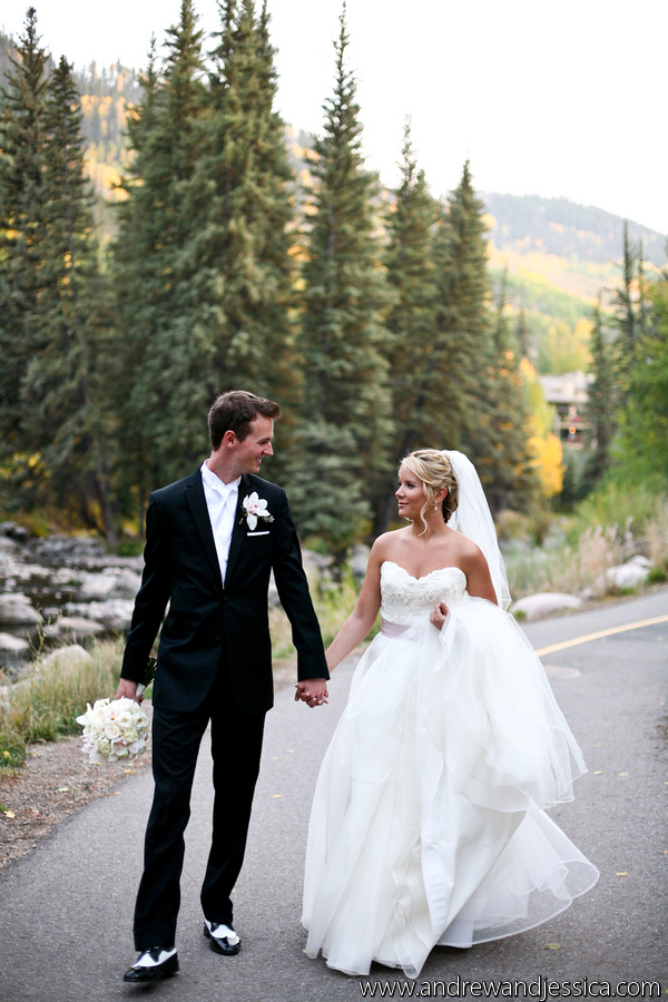 WEDDING GOWN: watters WEDDING VEIL & HEADPIECES: sara gabriel PHOTOGRAPHER: Andrew and Jessica Photographers - anna bé bridal boutique
