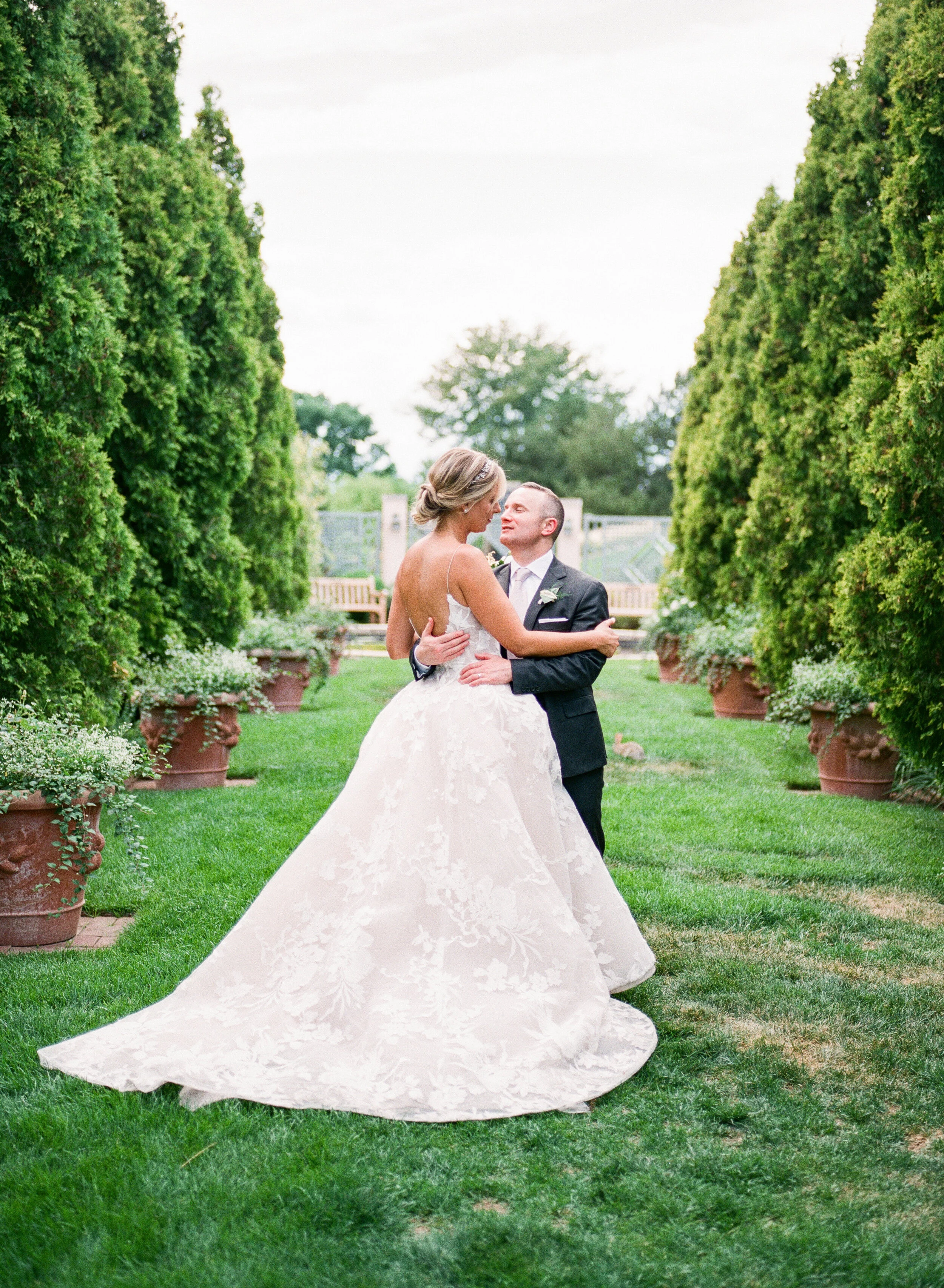 Real Wedding: Whitney + Mark | Denver Botanical Garden in Romantic Ball Gown