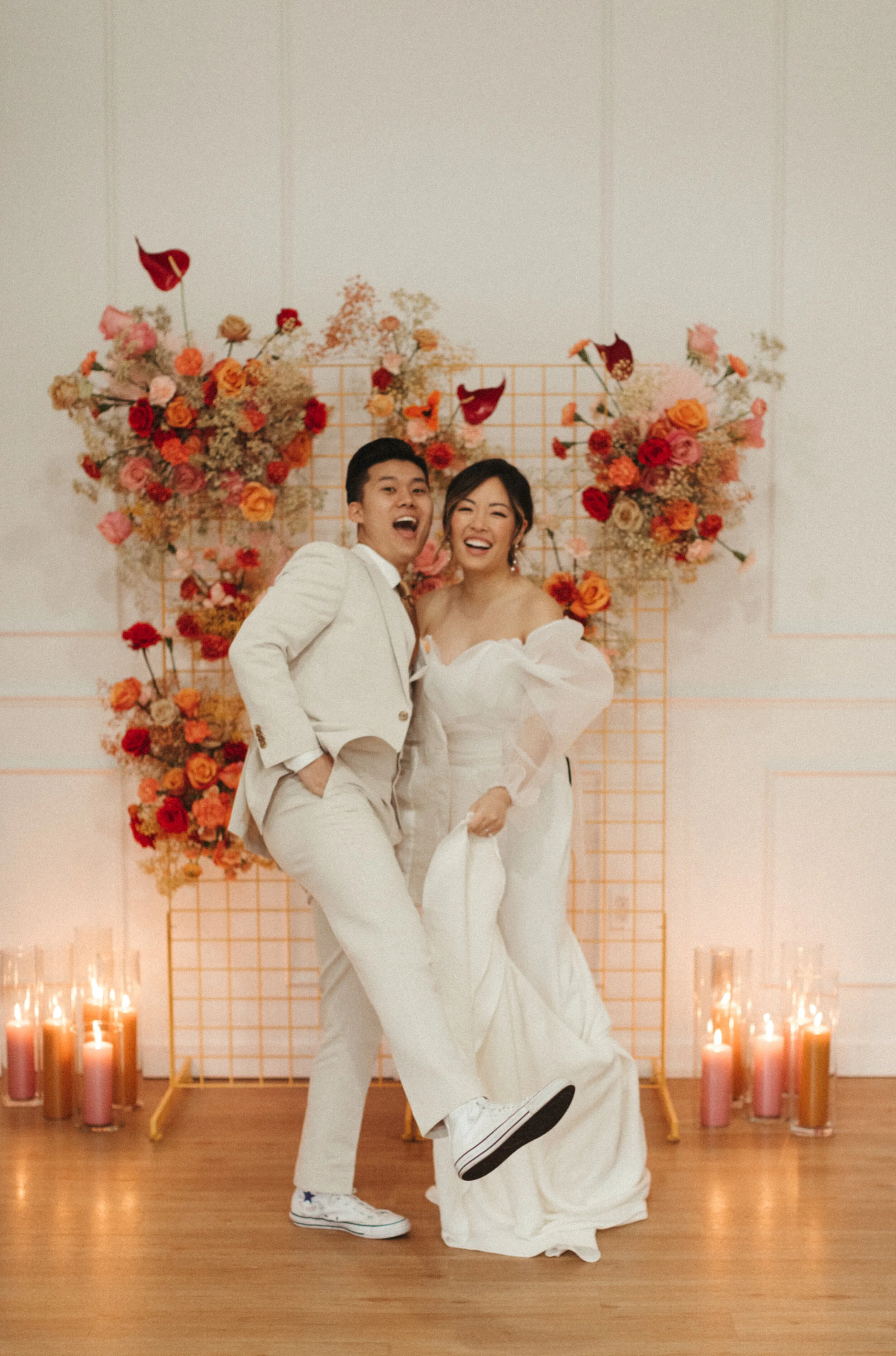 Airy + Colorful Styled Shoot in The Label By a&amp;bé X anna bé Gown