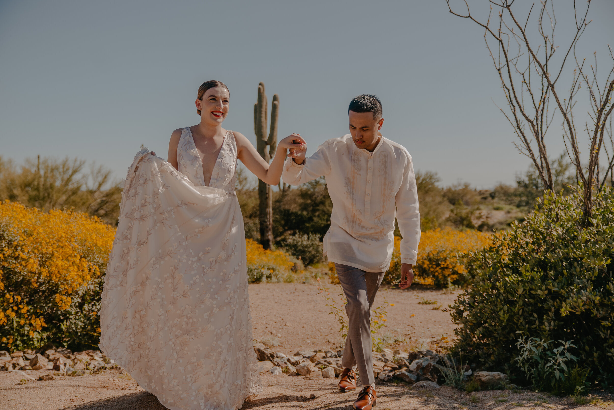  Alexandra Grecco Iris wedding dress Tania and Daral 