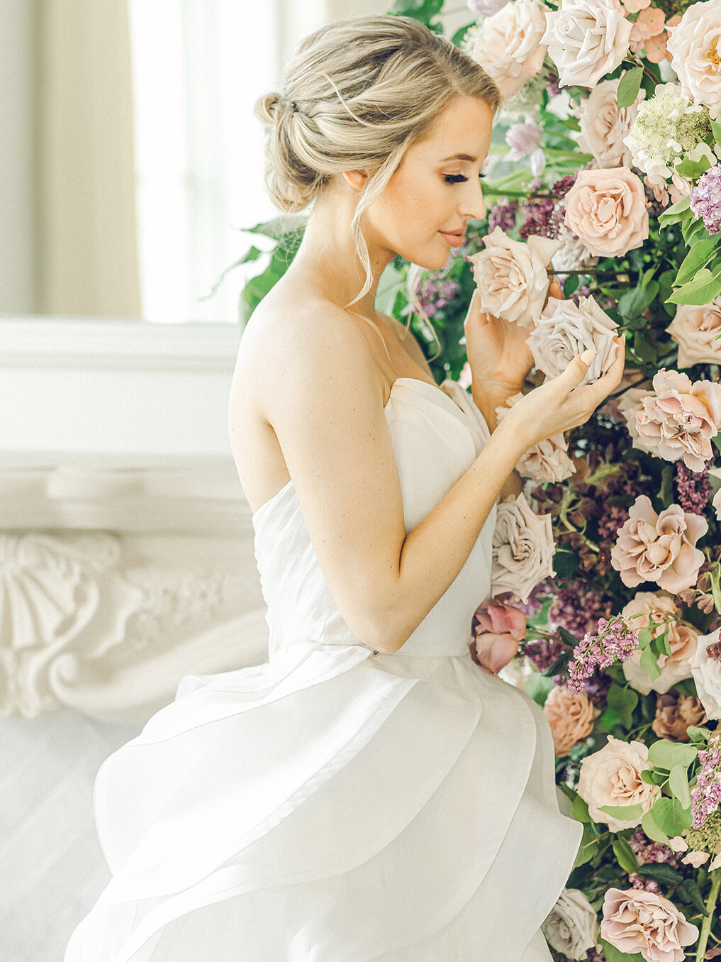  Romantic Texas Hillside Estate styled shoot in Katherine Tash Nova and Valentina wedding dresses 