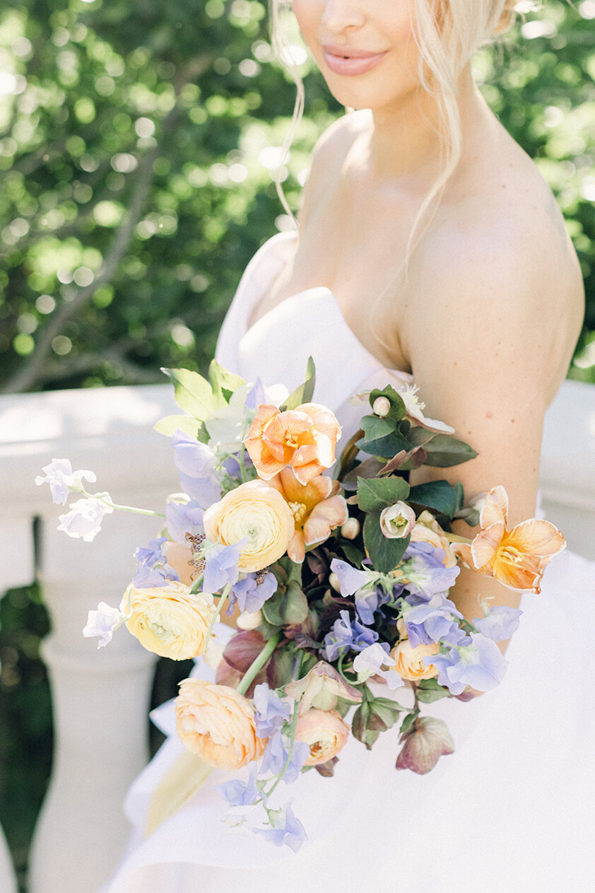  Romantic Texas Hillside Estate styled shoot in Katherine Tash Nova and Valentina wedding dresses 