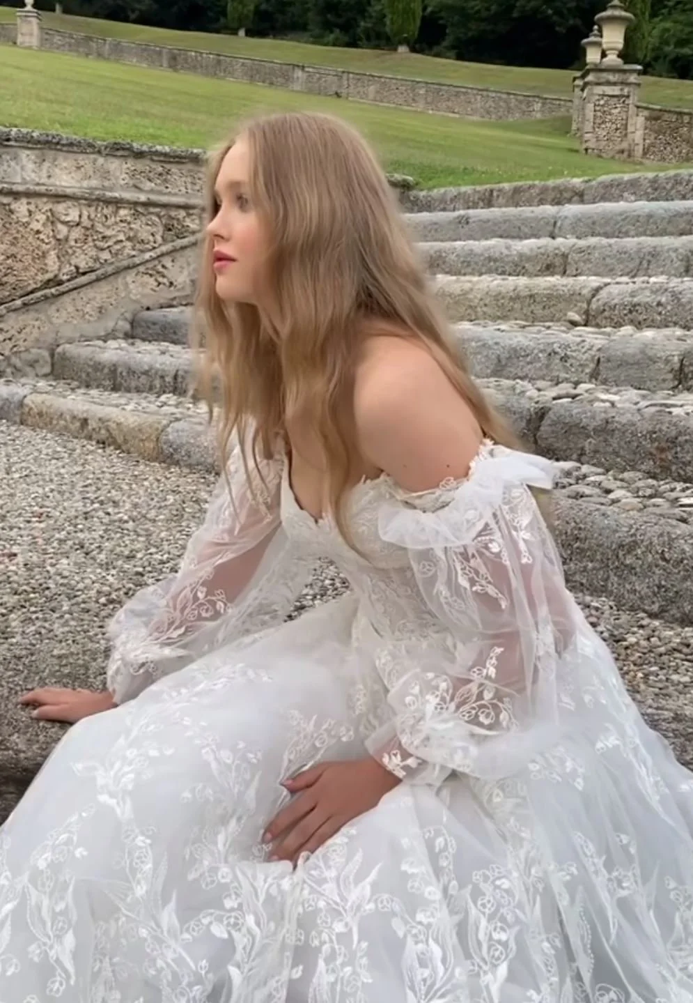 Monique Lhuillier Long Sleeve Wedding 