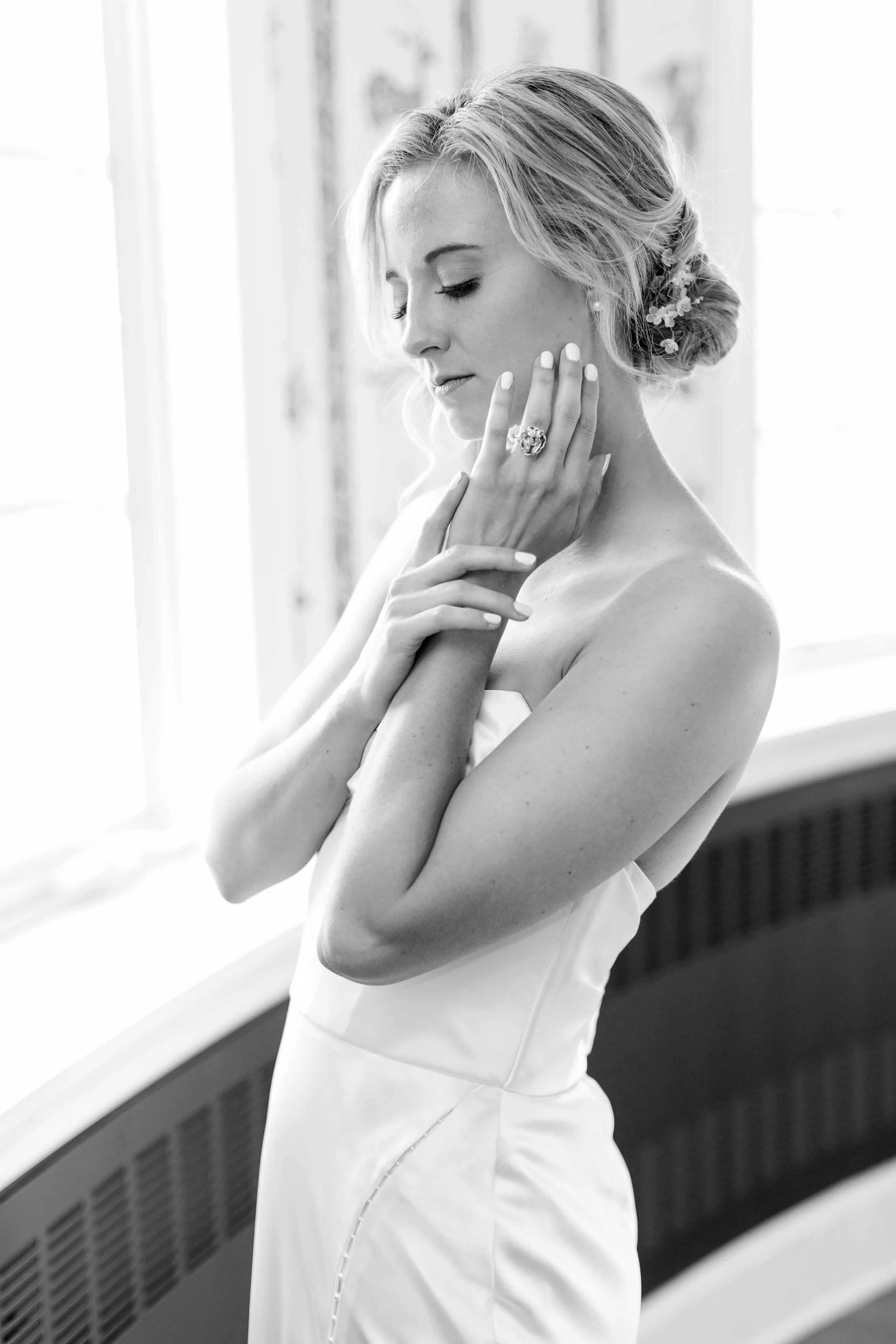 Luxury Minnesota Lakeside Wedding Inspiration Featuring Watters Wedding Dresses