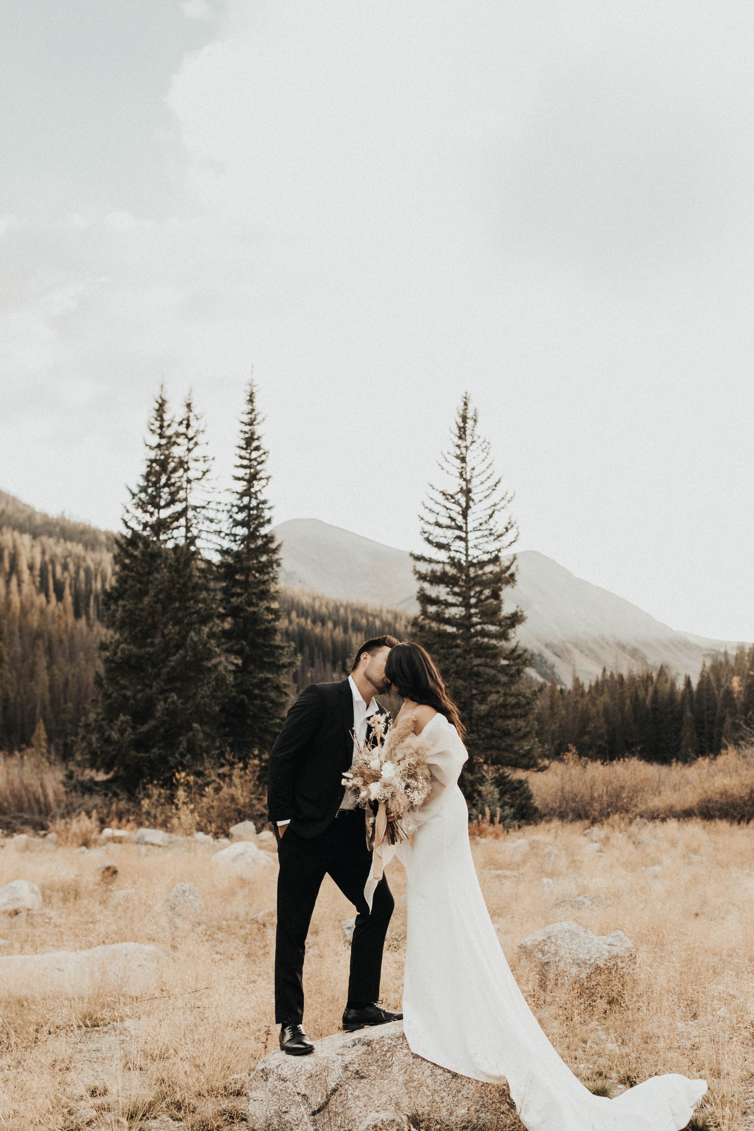 mountain wedding dress