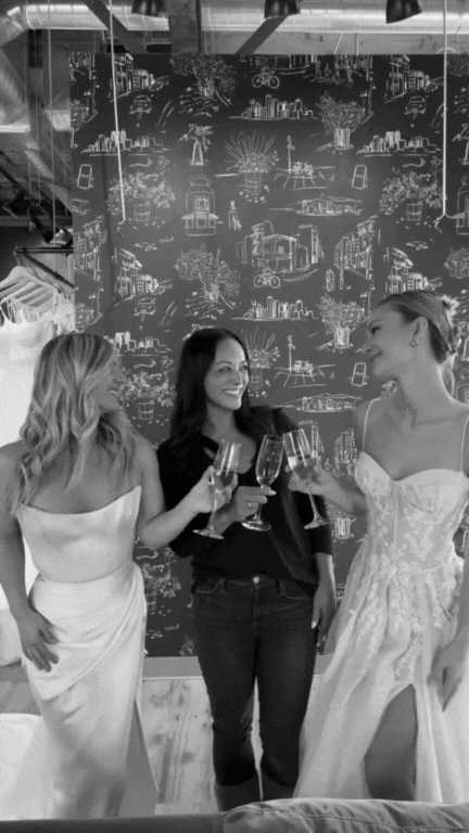  Anna Bé x She She — Custom Wallpaper for our Bridal Boutiques