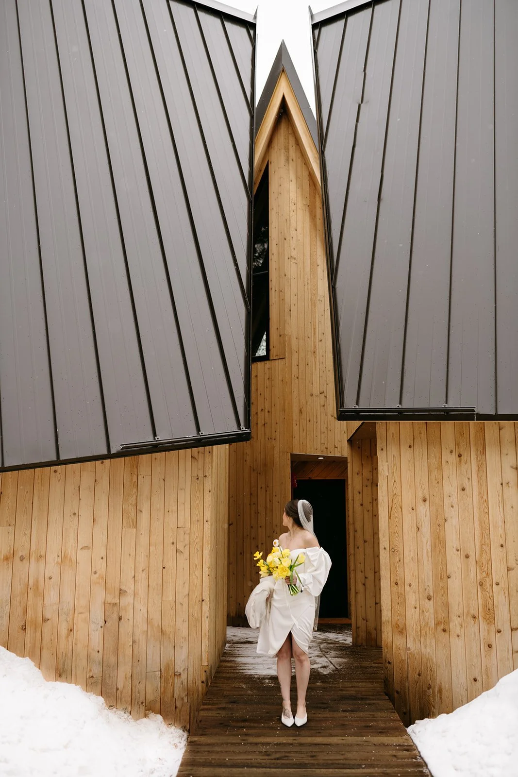 Retro Ski Resort Winter Wedding Ideas