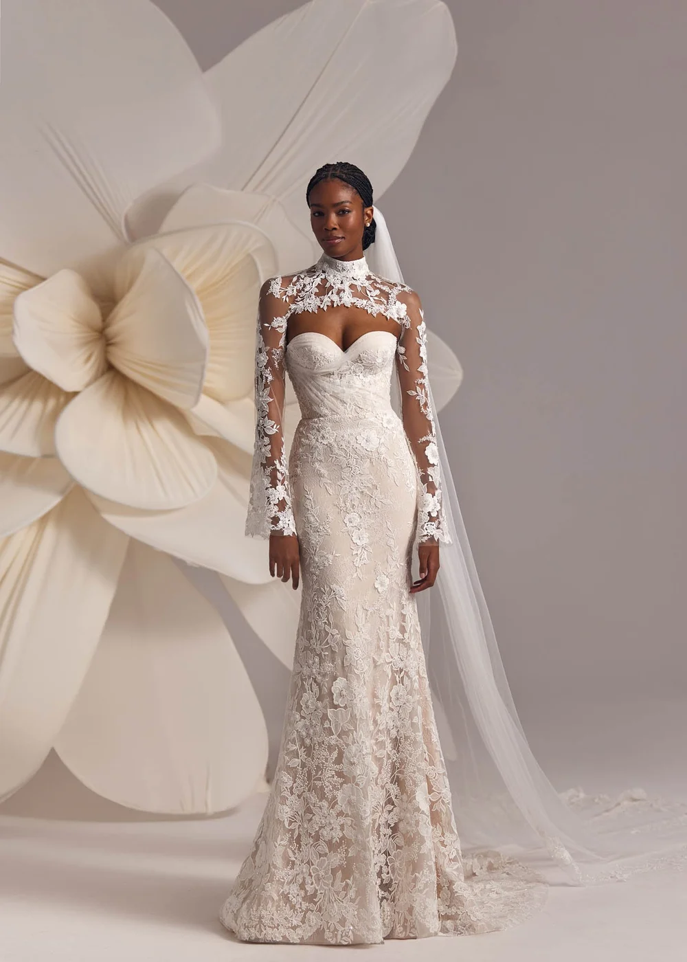 eva lendel long sleeve wedding dress Eva Lendel Dimilia
