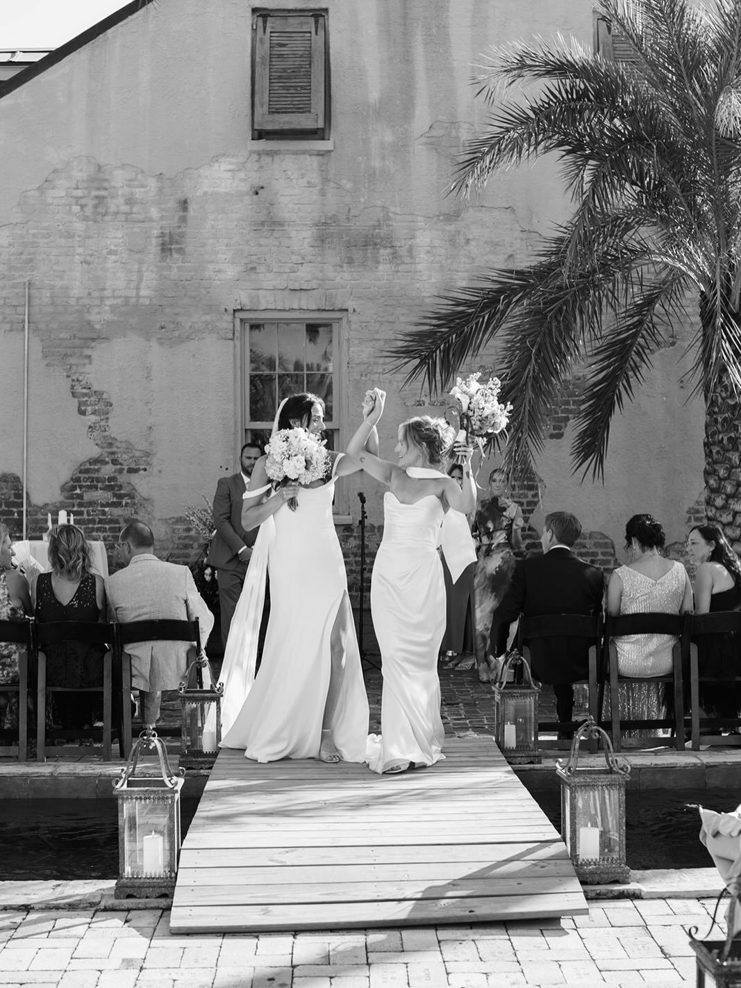 everyone take a moment to celebrate + congratulate #annabebrides delaney and melissa! 🥂

we can&rsquo;t get enough of these photos and our brides. featuring &lsquo;cecilia&rsquo; by @katherinetash and &lsquo;francesca&rsquo; by @jennyyoonyc.

&bull;