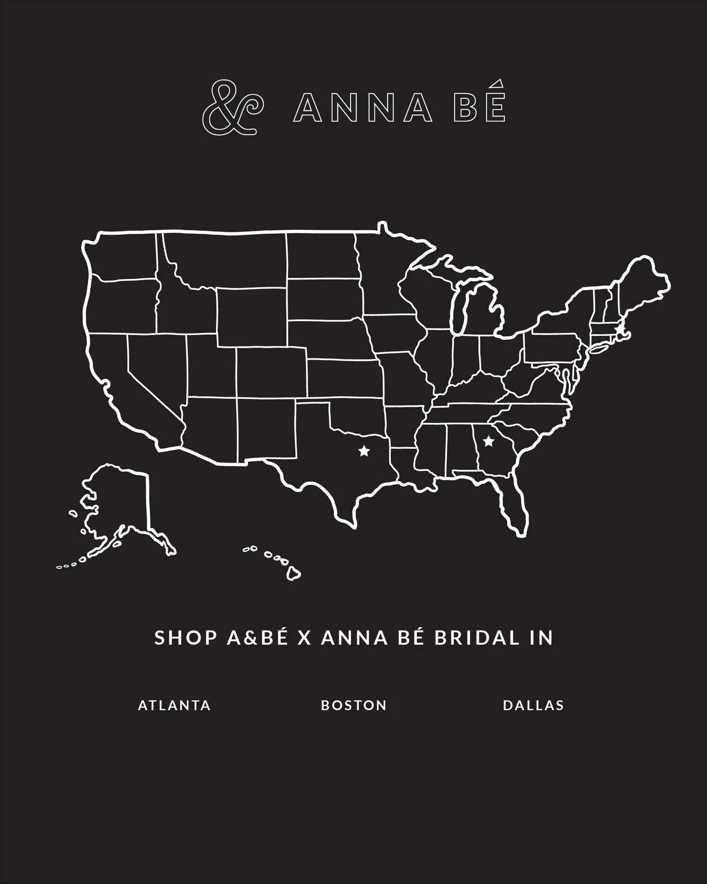 ✨ ICYMI ✨ we&rsquo;ve expanded!

we&rsquo;re beyond excited to share that we&rsquo;ve officially opened our third a&amp;b&eacute; x anna b&eacute; bridal shop location in DALLAS! now you can explore both @aandbe_bridalshop &amp; @annabebridal, curate