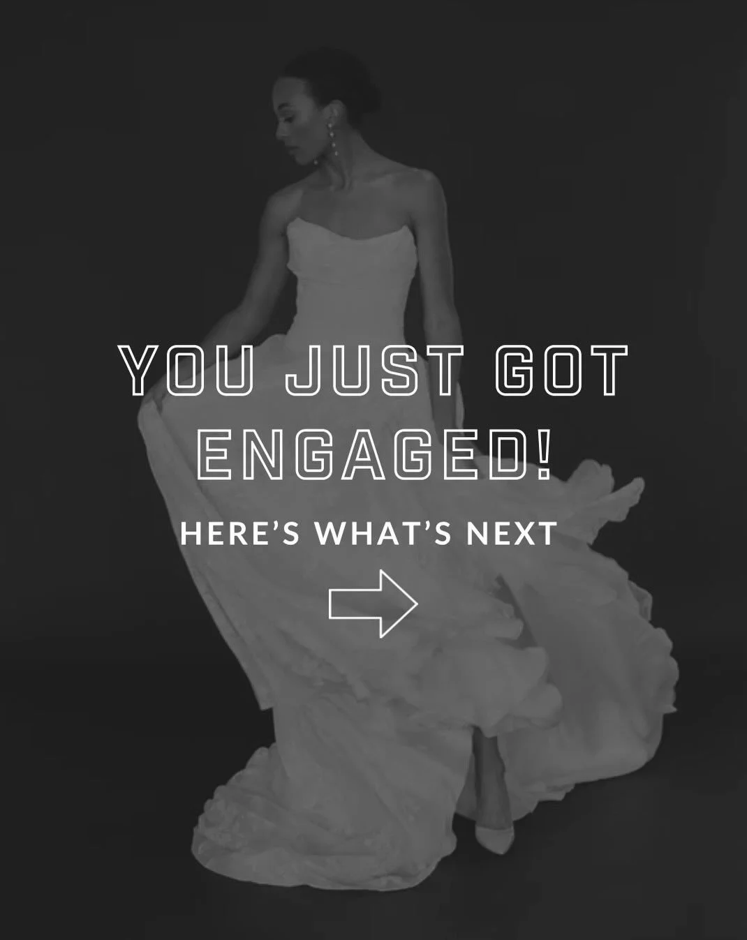 newly engaged brides wondering what to do next, this one&rsquo;s for you. 🖤

head online to our website for more information on anna b&eacute; bridal boutique and to book your bridal appointment now. 🥂