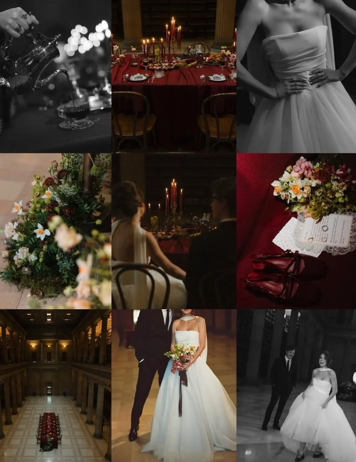 romance in its richest form. 🕊️

we can&rsquo;t get over this moody + romantic styled shoot featuring &lsquo;bowie&rsquo; by @evalendel. 🖤

dress | @evalendel via @annabebridalboutique 
photo | @michaela.harle 
venue | @avalonsaintpaul 
planning | 