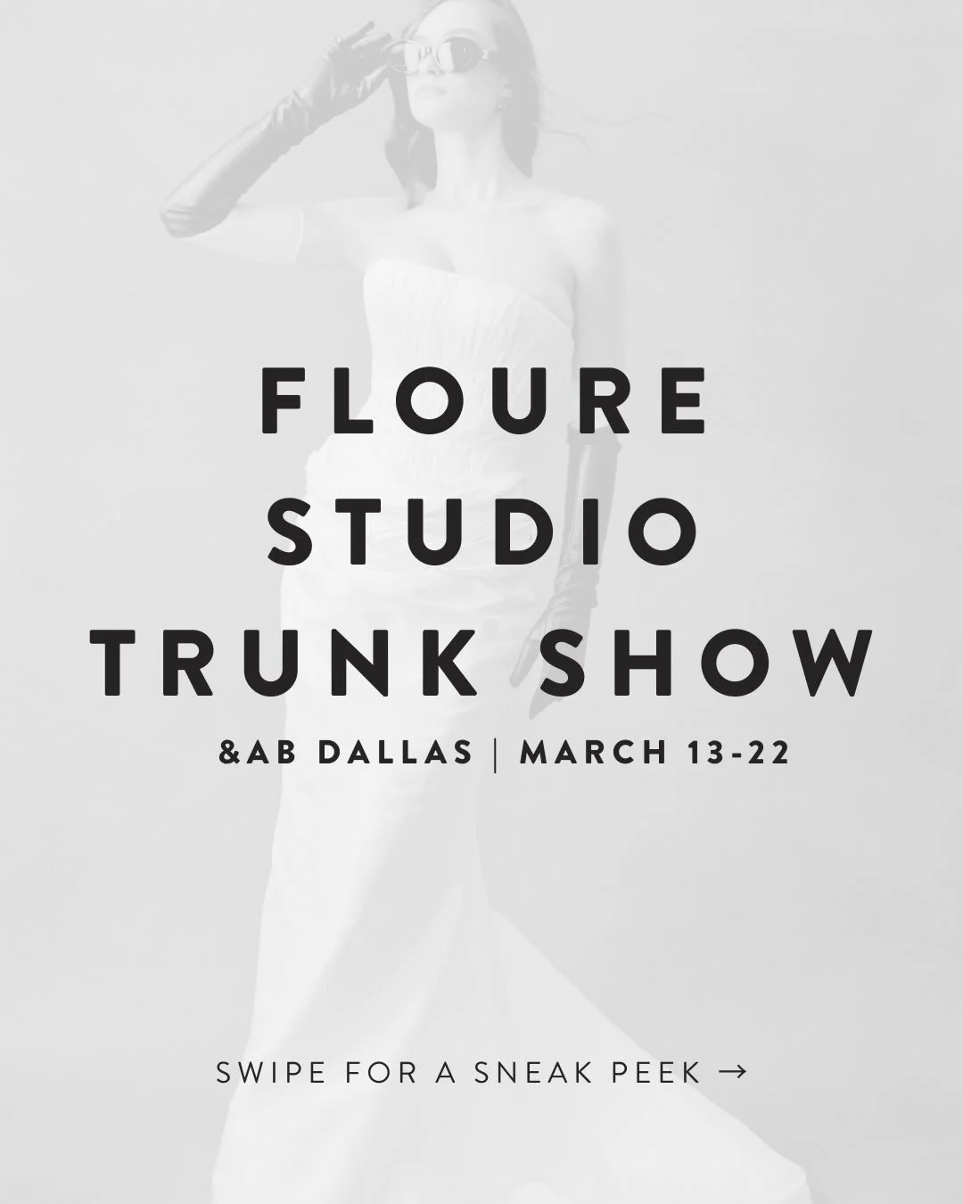 DALLAS BRIDES! 🚨

join us for our @flourestudio trunk show from march 13&ndash;22.

floure gowns are for the bride who wants something regal, expressive, and quietly breathtaking. the trunk show will include gowns from the newest &lsquo;chapter v&rs
