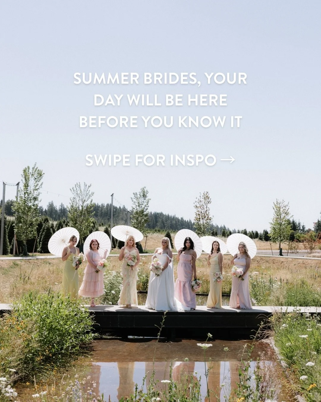 a&amp;b&eacute; real bride alexandria &amp; nathan in @taralatour 🤍 giving us all the colorful &amp; lively summer wedding inspo ✨

dress | custom by @taralatour via @aandbebridalshop #portland

photos | @rebekahsotoweddings 
venue | @redland_family