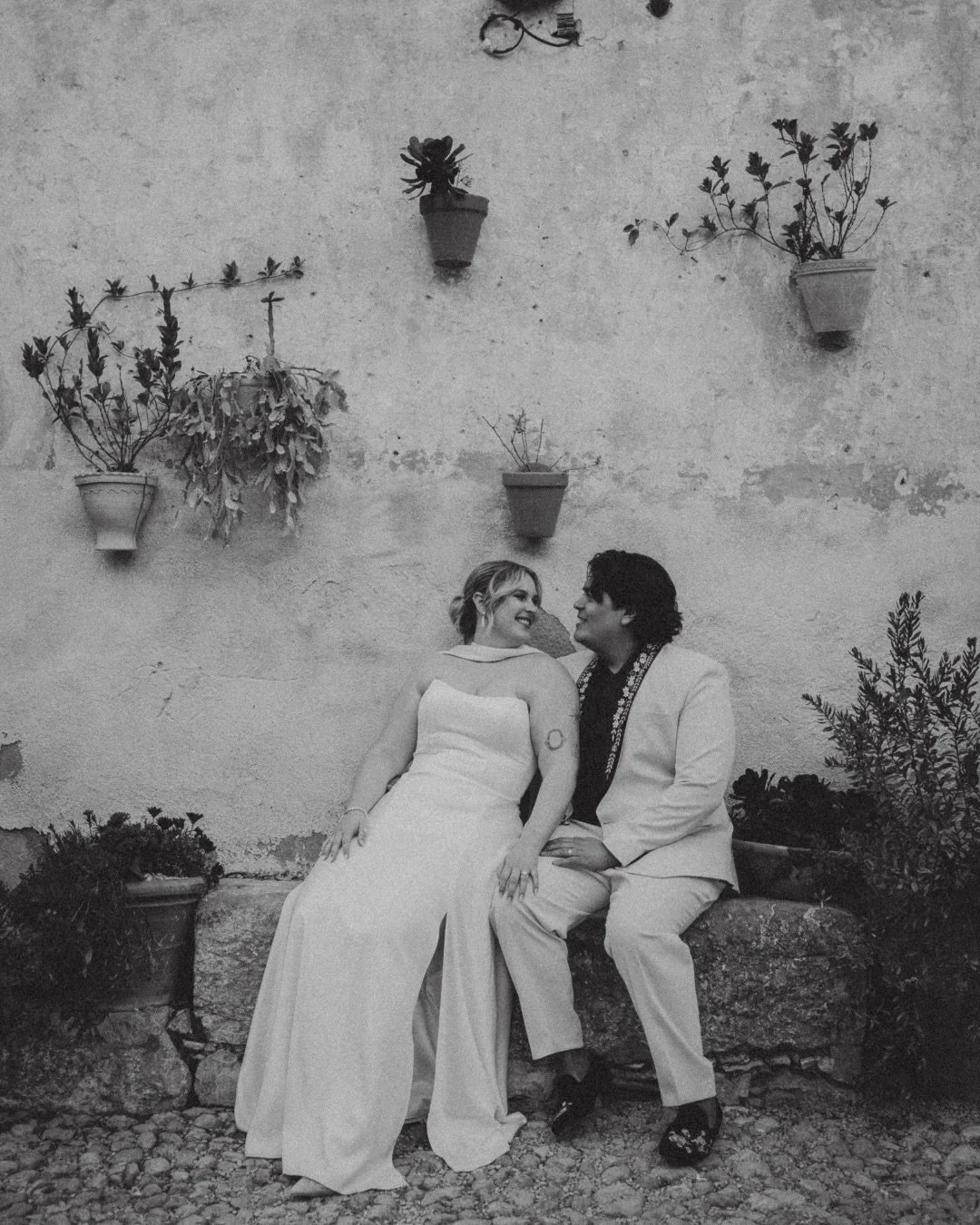 obsessing over this beautiful destination wedding between a&amp;b&eacute; bride emma &amp; yosiel, featuring @jennyyoonyc 🌴✨
congratulations to these love birds! 🥂

dress | addilyn by @jennyyoonyc via @aandbebridalshop #seattle
photographer | @mart