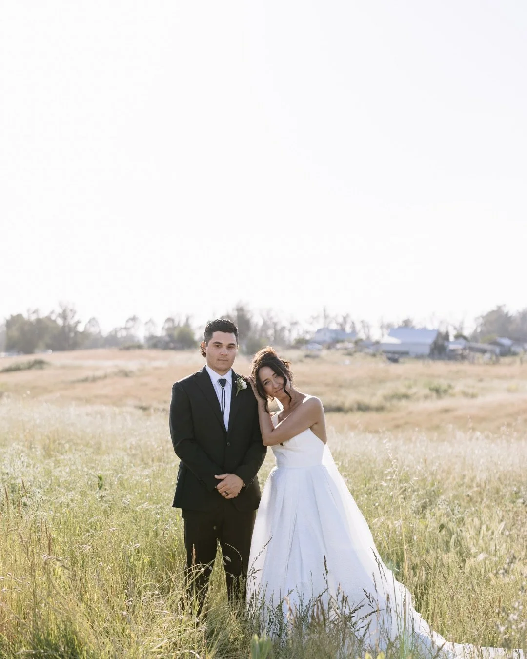 congratulations to a&amp;b&eacute; sacramento bride haley &amp; chandler, featuring @truvellebridal 🥺🥂✨

dress | georgia by @truvellebridal via a&amp;b&eacute; #sacramento
photographer | @victoriabeardsleephoto
venue | @gamboninifamilyranch
plannin