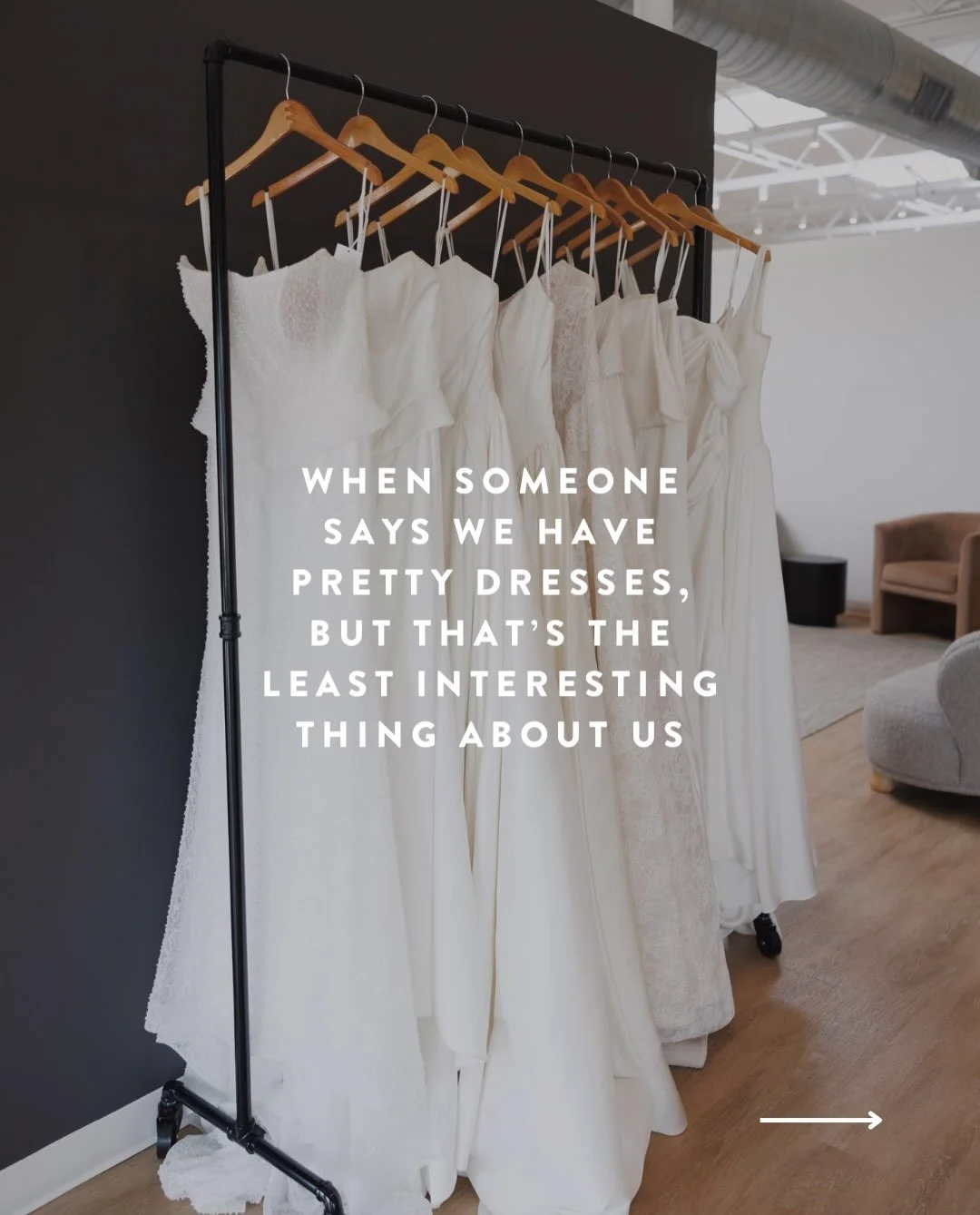 while we do have beautiful gowns, there is a lot more that makes a&amp;b&eacute; x anna b&eacute; so special 🤍

learn more about our values &amp; how we give back on our website! just click the link in our bio ✨

#bridalshop #aandbebridal #inclusive