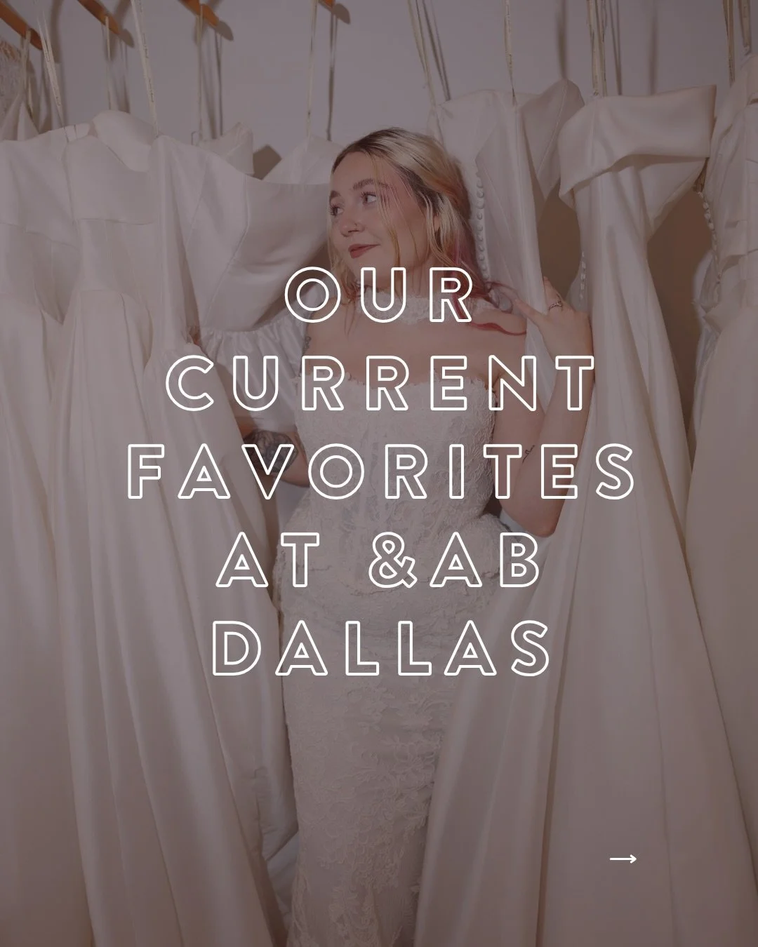 just popping in to show some of our current faves available at &amp;AB #dallas 🤠🖤

what are you waiting for? click the link in our bio to book your appointment to try these &amp; so many more stunning gowns on! ✨

#dallasbride #dallasbridalshop #br