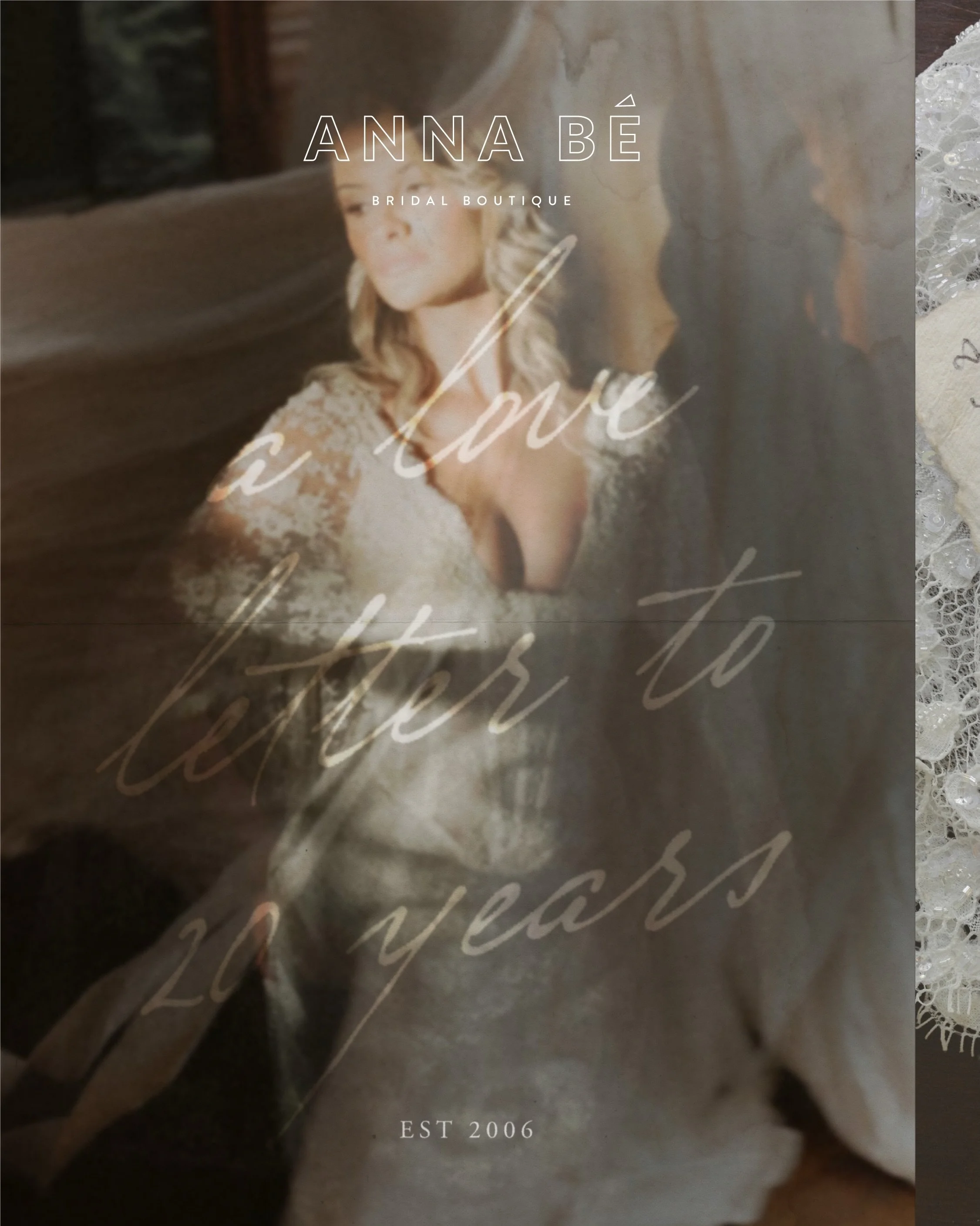 we created a special-edition, anniversary stylebook that is a collection of dresses, moments, + stories that celebrate not just twenty years of anna b&eacute;, but twenty years of brides who never settled for ordinary. click the link in our bio to se
