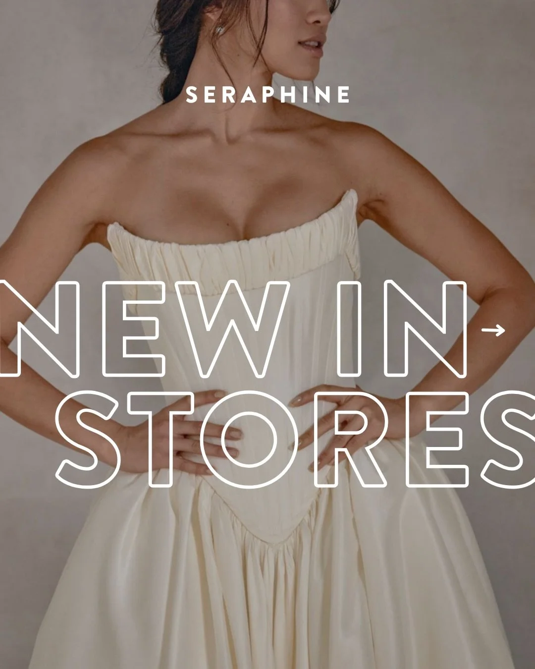 we&rsquo;ve seen your DMs &amp; are excited to announce that @seraphine_bridal collection II is arriving at our a&amp;b&eacute; &amp; @aandbexannabebridal shops ✨

swipe to find where you can try on these new arrivals! &amp; to celebrate, get 10% off