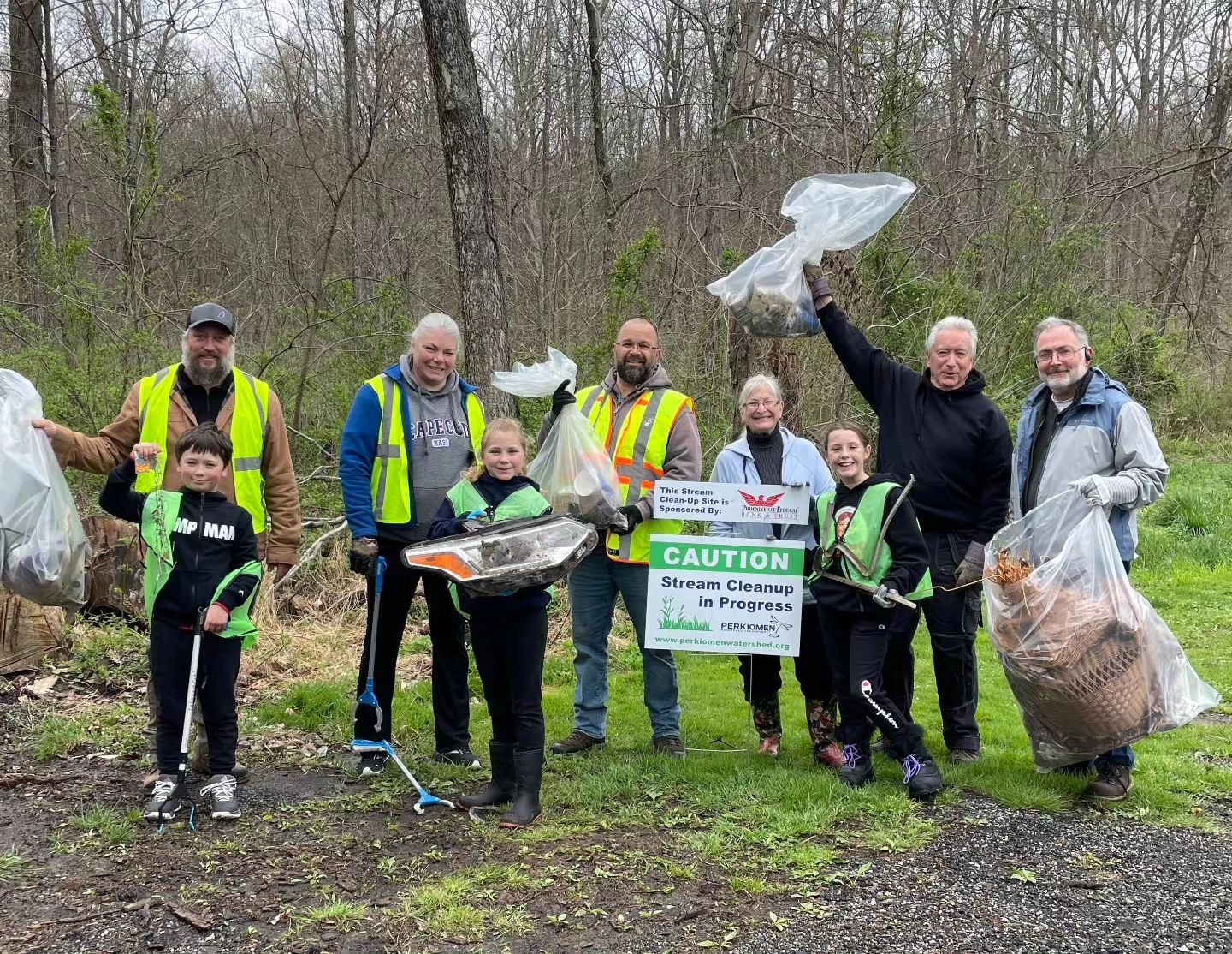 Thank you to our volunteers, sponsors, and partners for making the 20th Anniversary of the Perkiomen Stream Clean-up a HUGE success!! We can't wait to share 2024 Stream Clean-up statistics with you all once the numbers are fully in! Check out our web