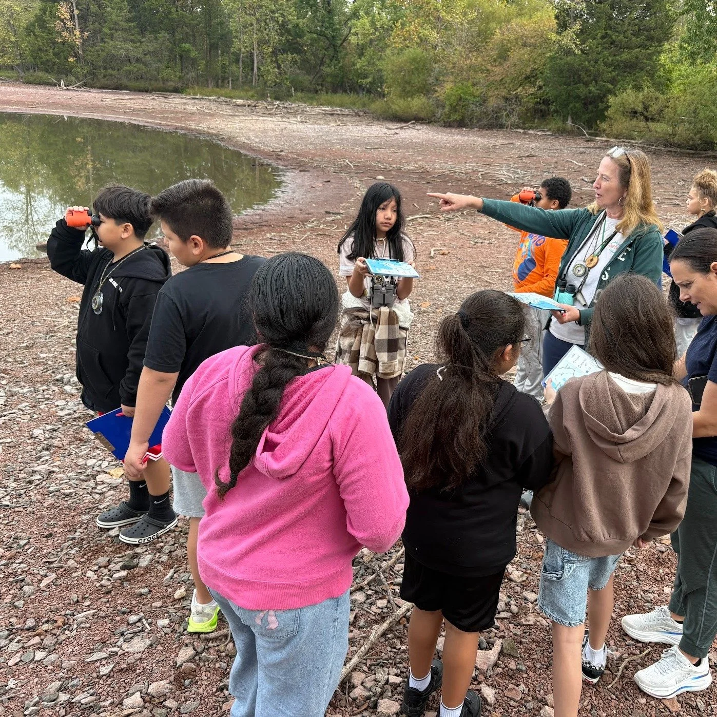 It's been a busy October at the Green Lane Reservoir! Floating Classroom programs are well underway with students exploring elements of this ecosystem from both land &amp; water!

We'd like to thank our partners in education of the Norristown Area Sc