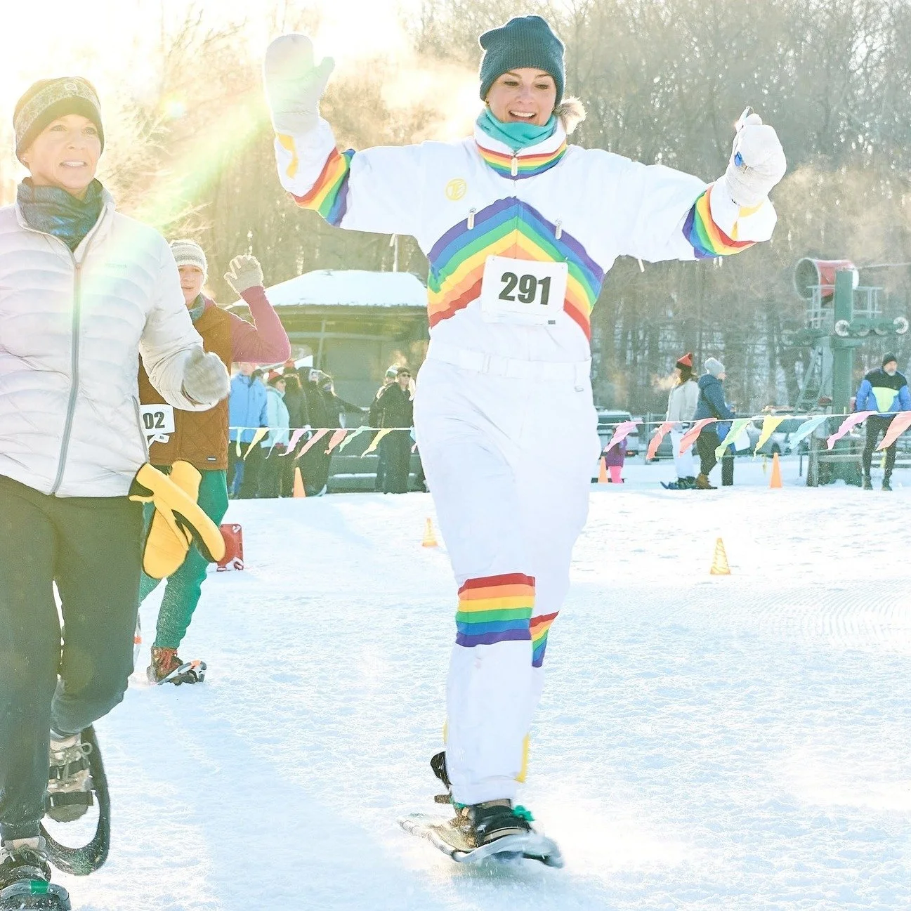 This is our FIRST Black Friday Sale Ever! Buy yourself a pair of Birds-Themed Dion Snowshoes... and Get a Free Registration for the Snowshoe 5k held on Saturday, January 24th at Spring Mountain! OR Just SIGN UP for the Snowshoe 5k at our Early-Bird R