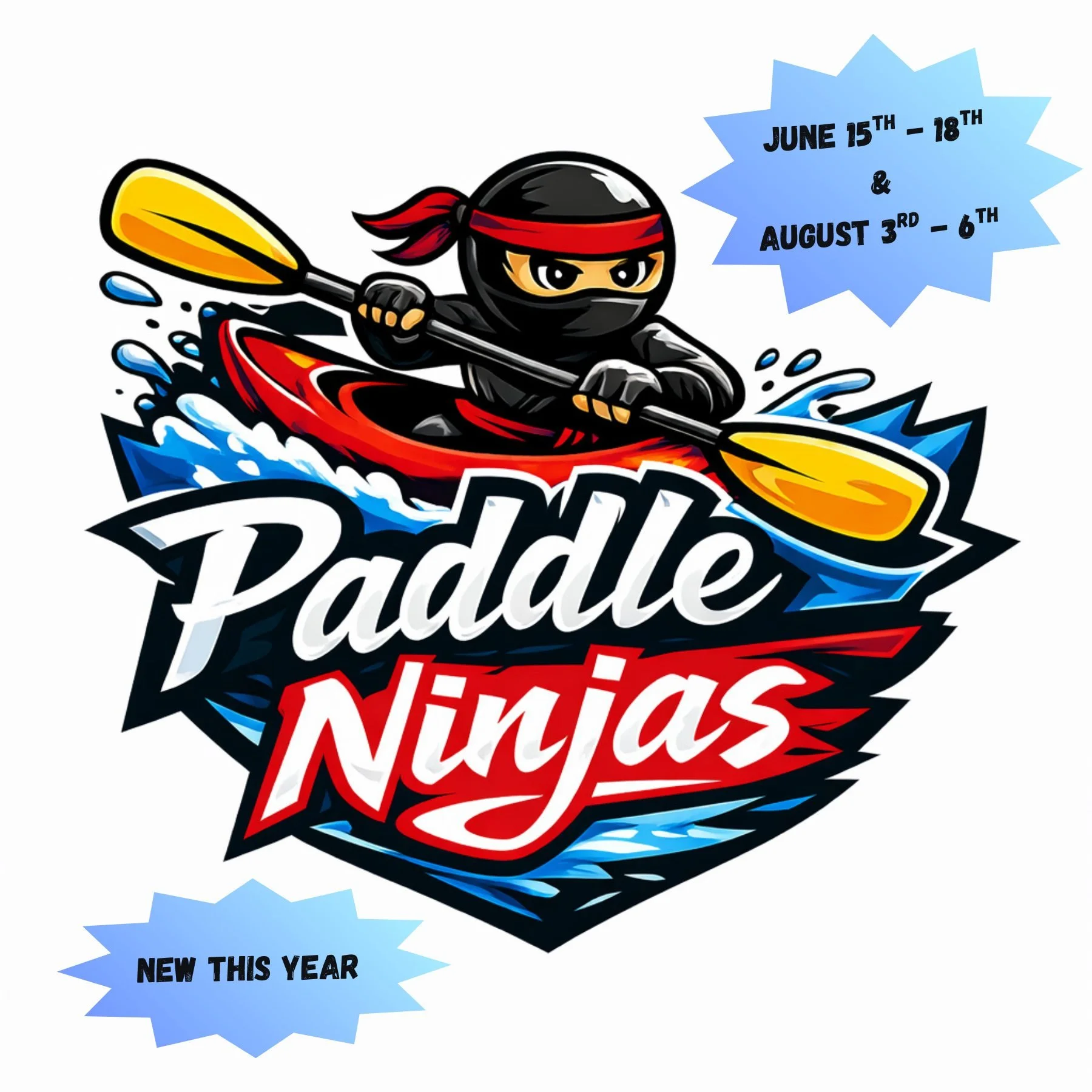 NEW CAMP ALERT! Check out our newest summer camp at the Green Lane Reservoir and beyond, Paddle Ninjas! Paddling Ninjas is a high-energy summer camp that teaches kids how to canoe, kayak, and paddleboard through skill-building, teamwork, and a whole 