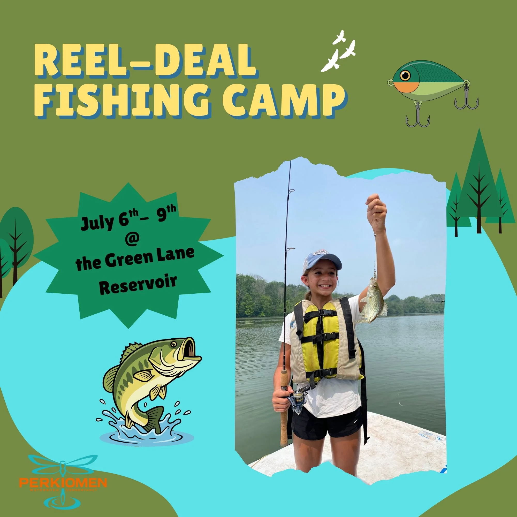 Don't wait, "Carp"-e Diem and sign up today! 

Whether you&rsquo;re brand new to fishing or already think you know where the big ones hide, this camp cranks up your skills&hellip; FAST. Campers learn about local fish, how they move, what th