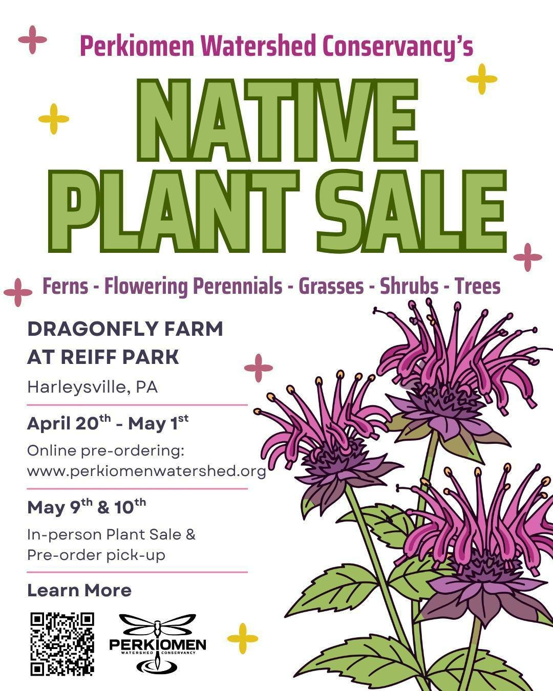 Native Plant Sale Pre-Ordering opens in ONE WEEK!! Visit our website to shop online ahead of the in-person Native Plant Sale to secure your favorite species! Pre-Ordering will be open from Monday, April 20th, 8:00 am - Friday, May 1st, 8:00 pm. All s