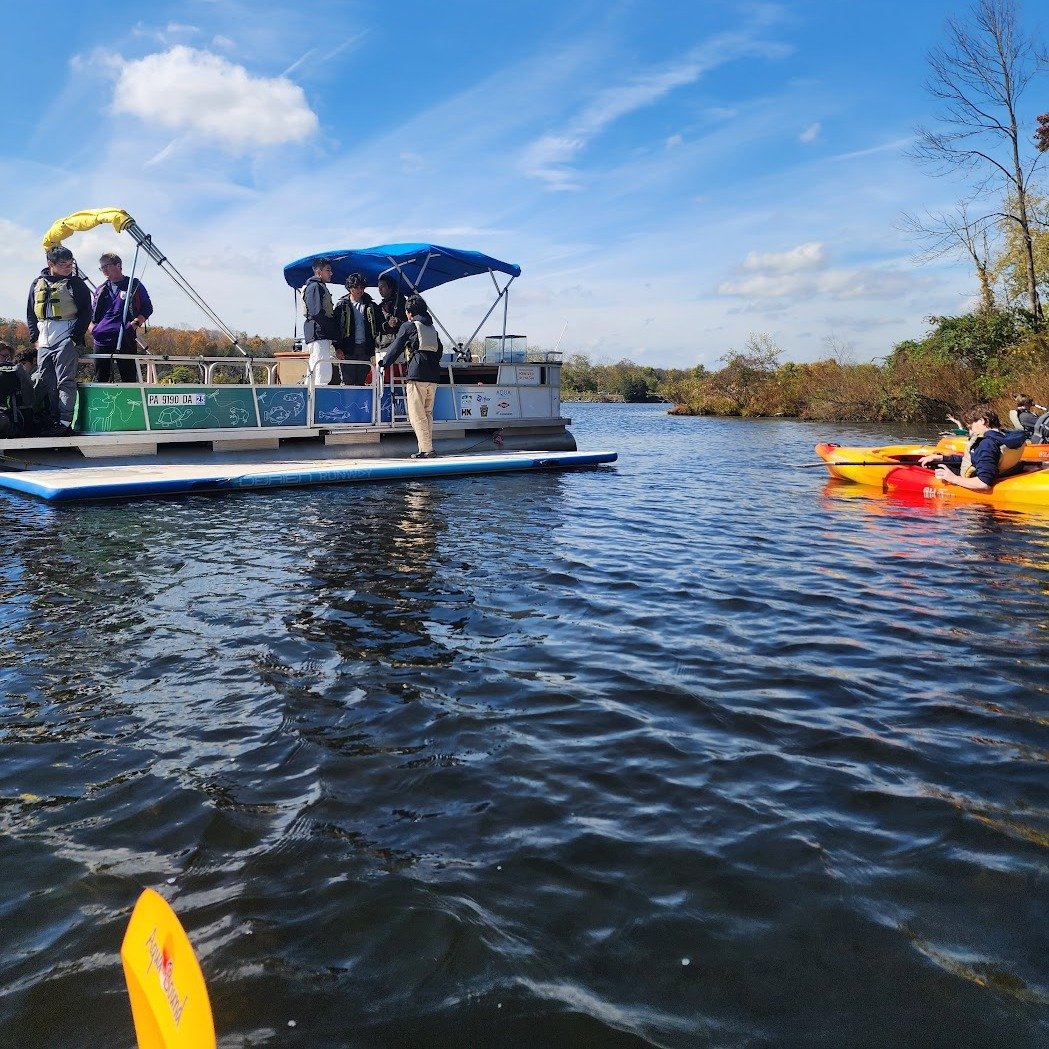 It was a beautiful day to be out on the Green Lane Reservoir with our floating classroom, Dragonfly 1. Students measured the water quality, searched for macroinvertebrates, and observed the local flora &amp; fauna.

To learn more and schedule an unfo